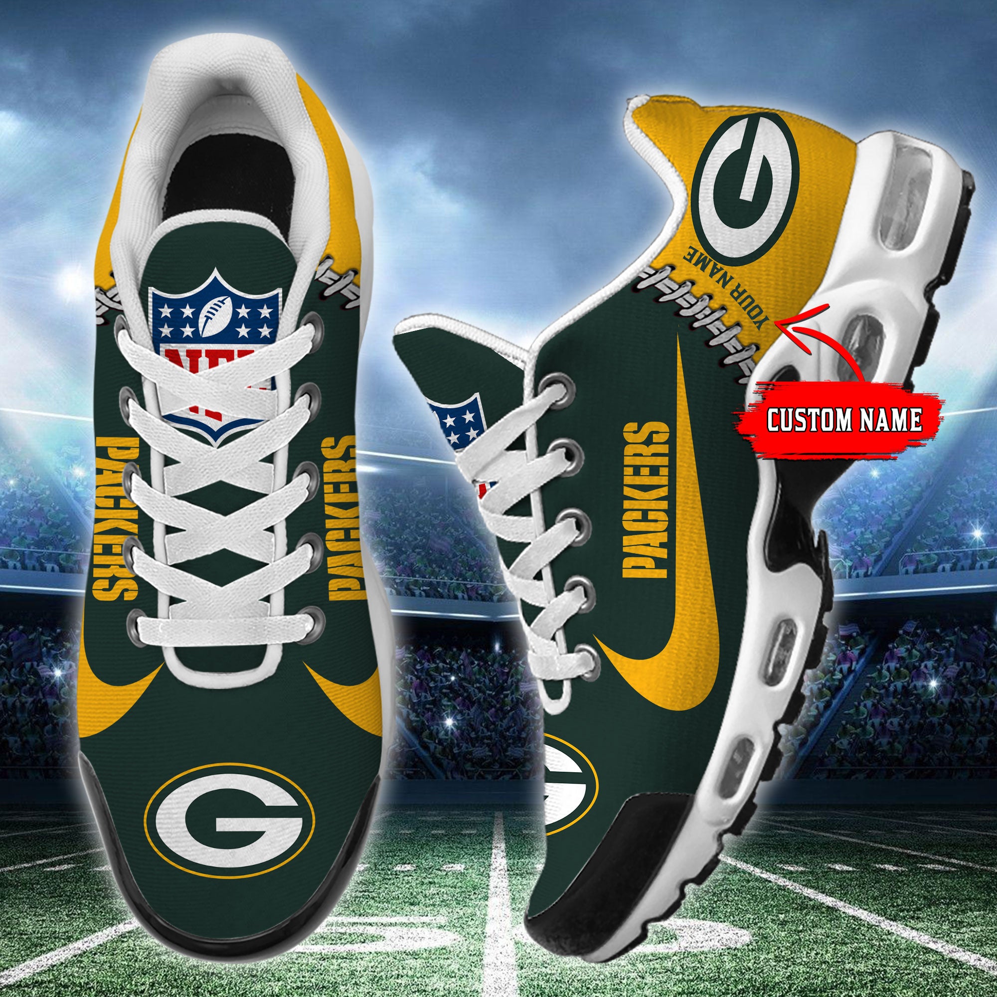 Green Bay Packers TN Shoes Sneakers 2026