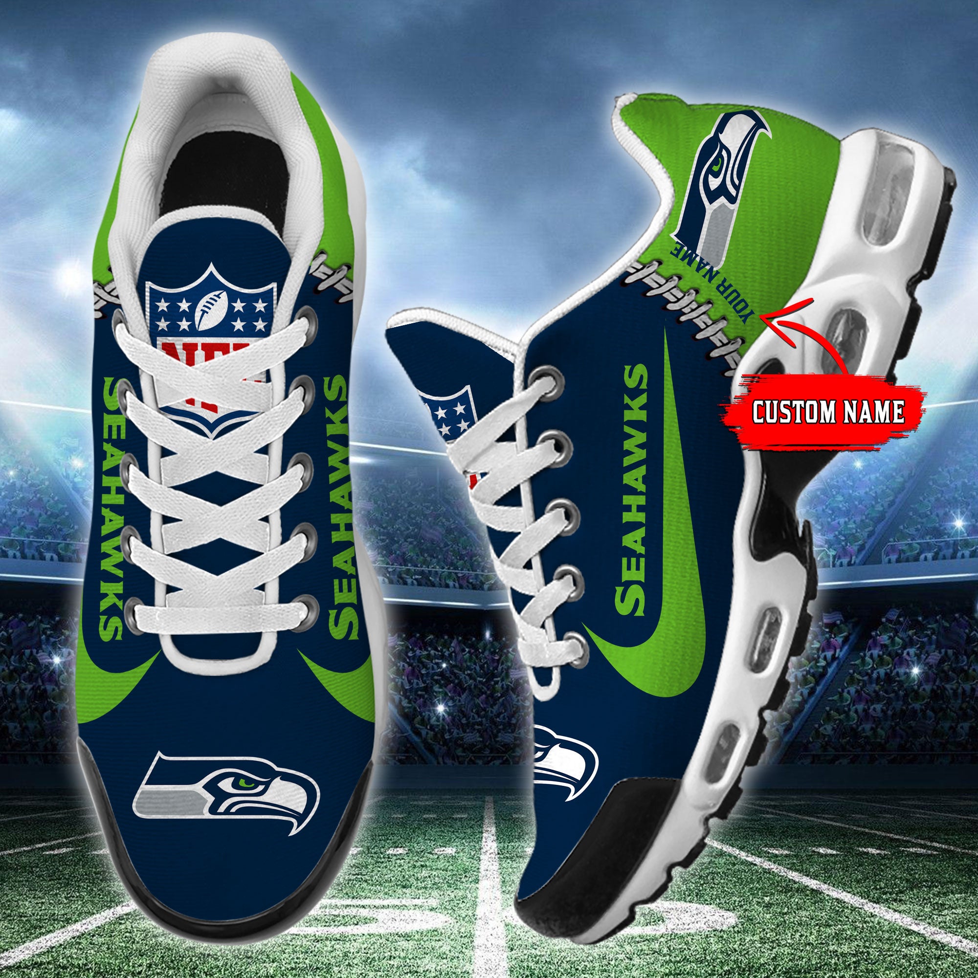 Seattle Seahawks TN Shoes Sneakers 2026
