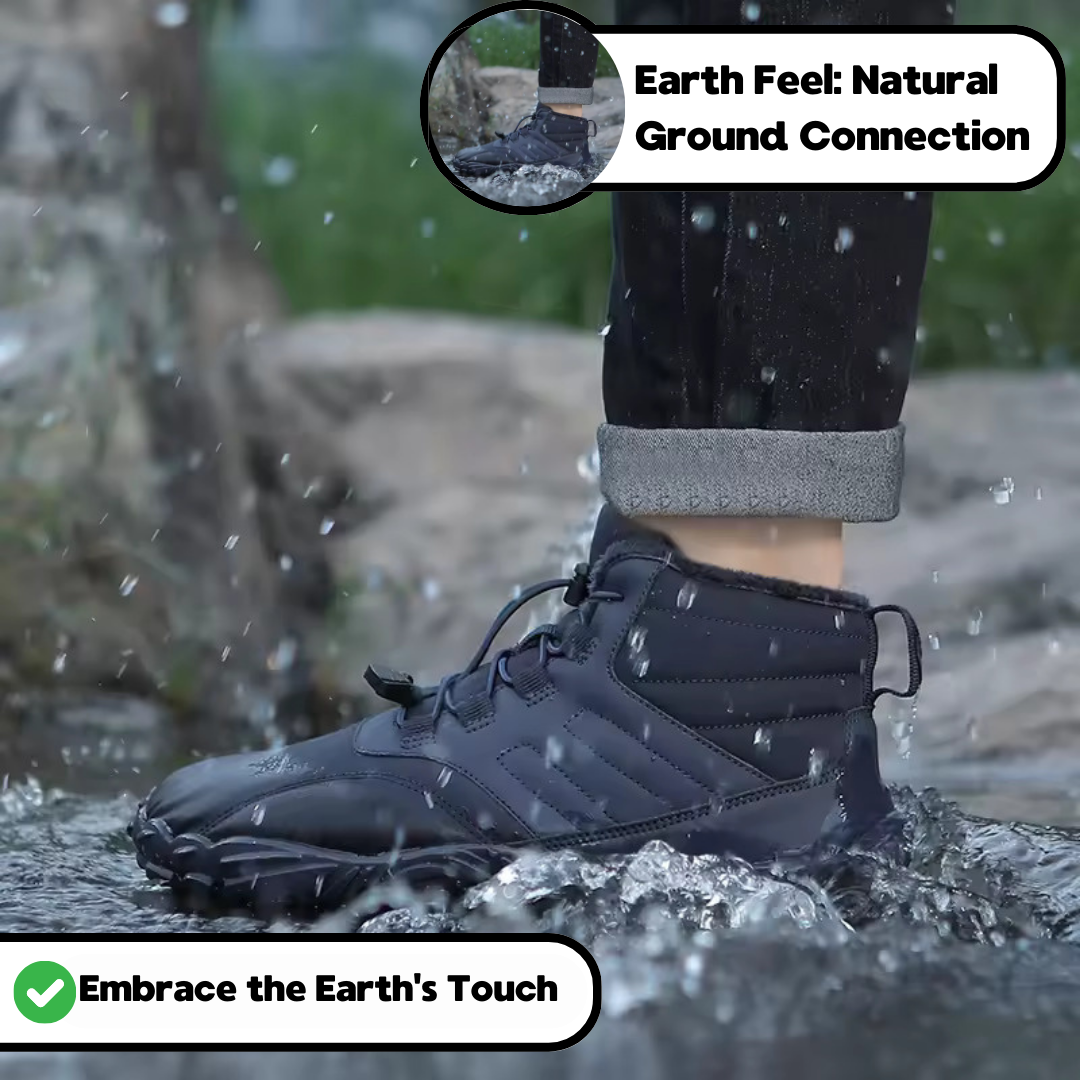 Non-slip & waterproof winter barefoot Orthotic Shoes