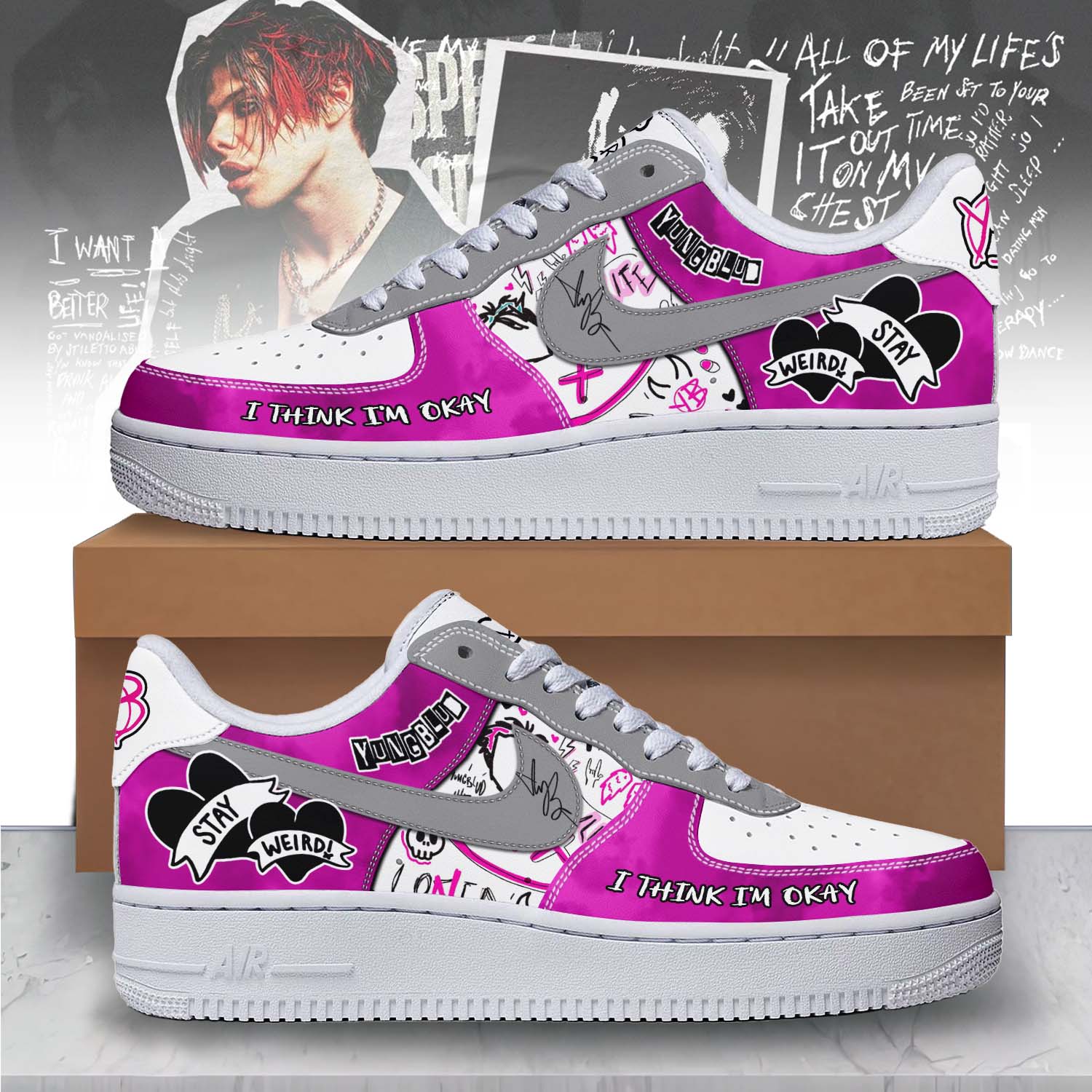 Yungblud Air Low-Top Sneakers Shoes 2026