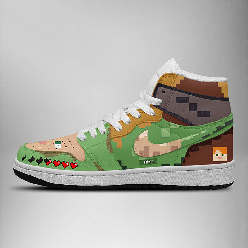 FootgearElite Alex AJ1 High Sneakers Shoes For Men And Women