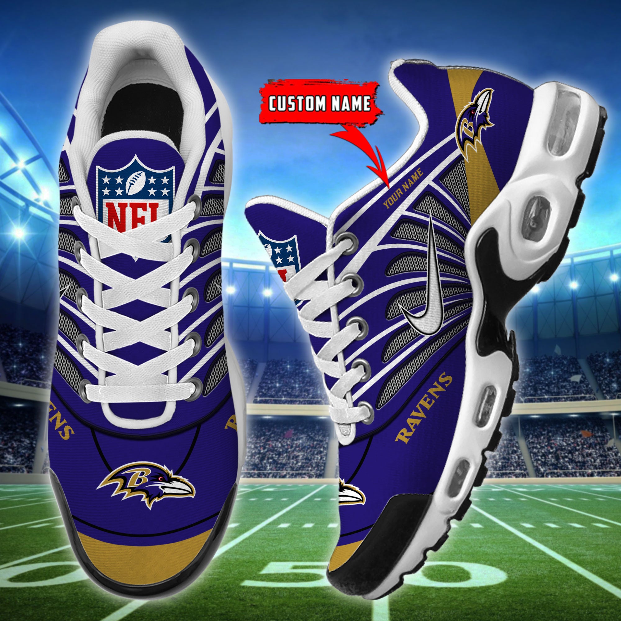 Baltimore Ravens TN Shoes Sneakers 2026