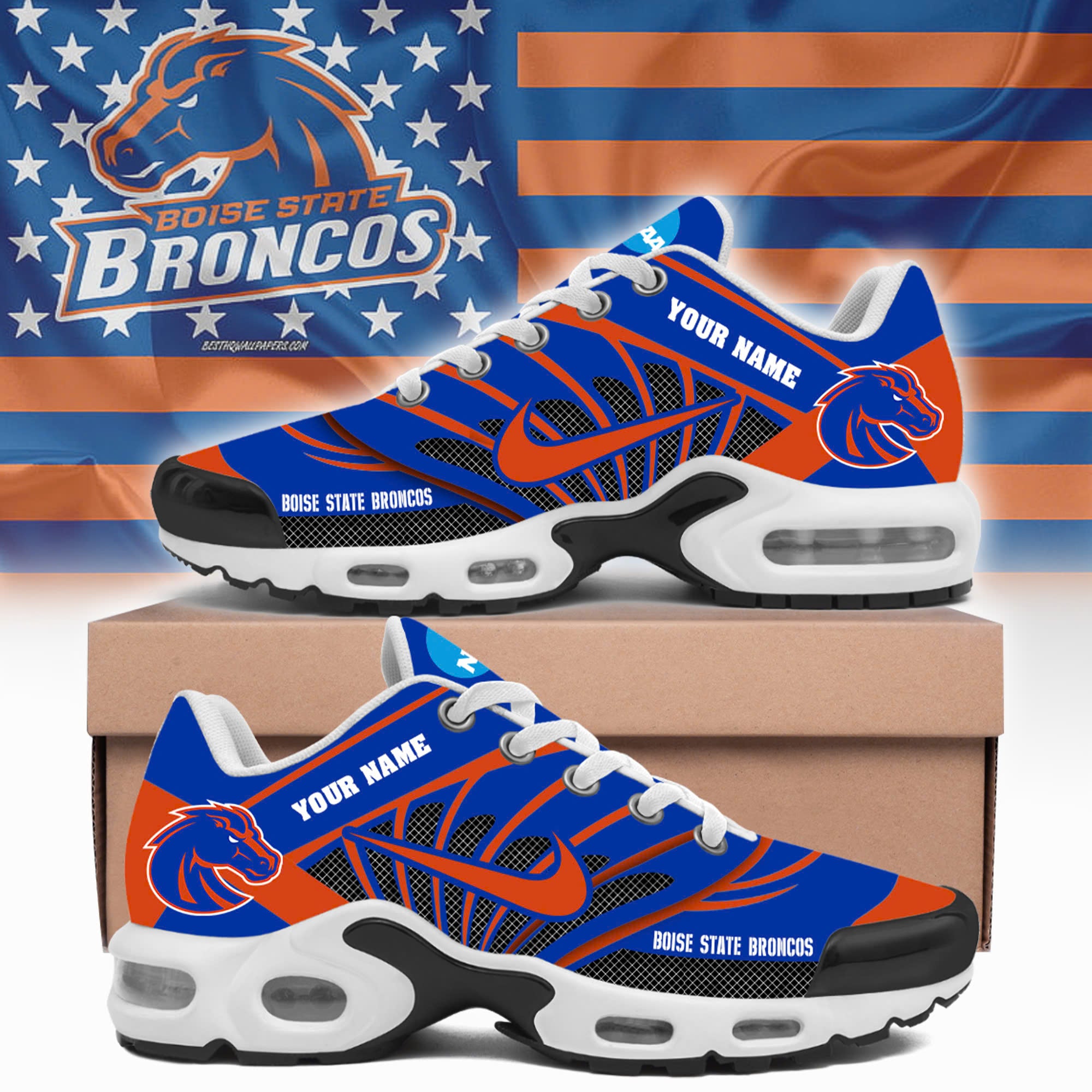 Boise State Broncos TN Shoes Sneakers 2026
