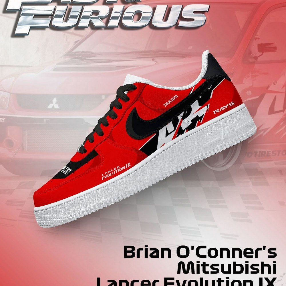 Brian O'Conner's Lancer Evolution IX Air Low-Top Sneakers Shoes 2026