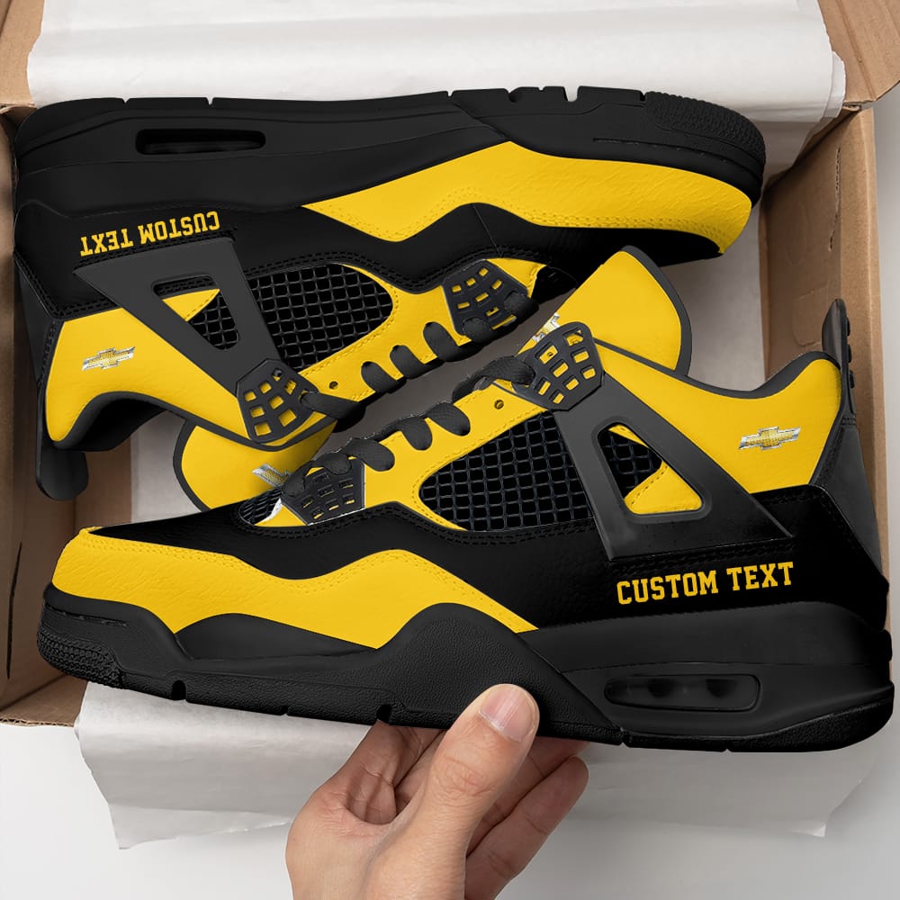 FootgearElite Chevrolet AJ4 Sneakers Shoes For Men And Women