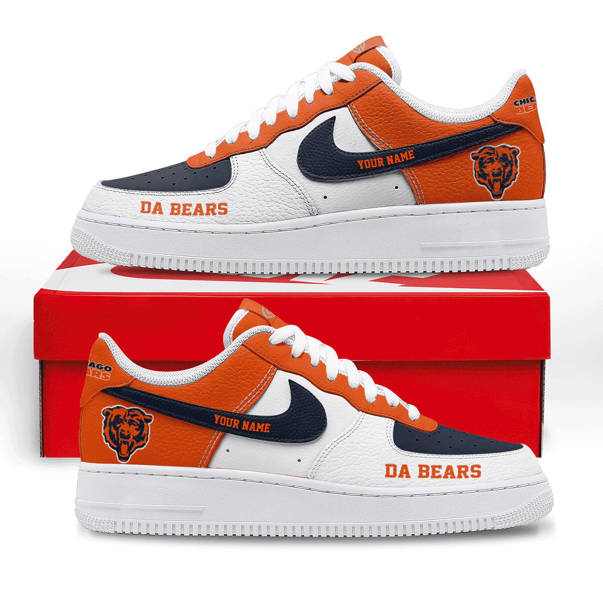Chicago Bears Air Low-Top Sneakers Shoes 2026