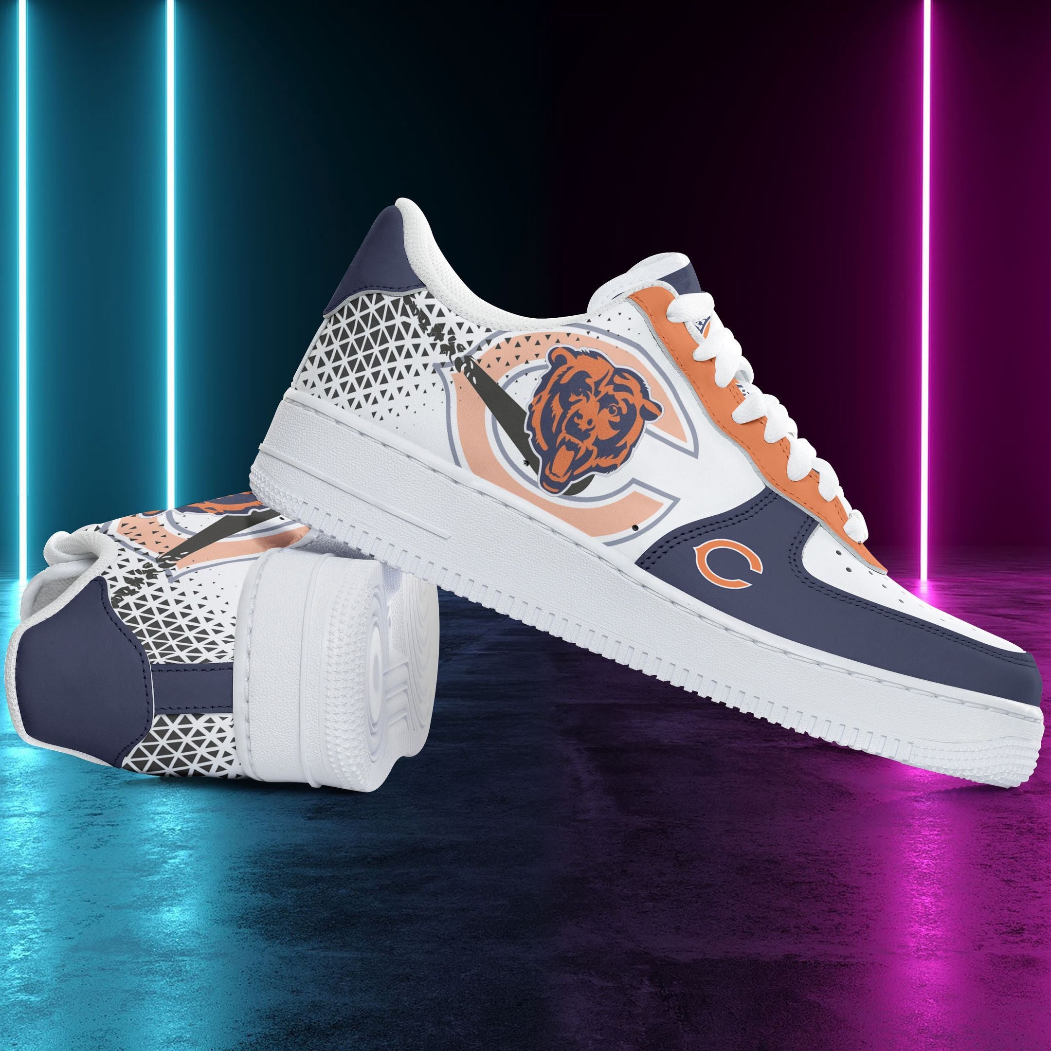 Chicago Bears NFL Air Low-Top Sneakers Shoes 2026