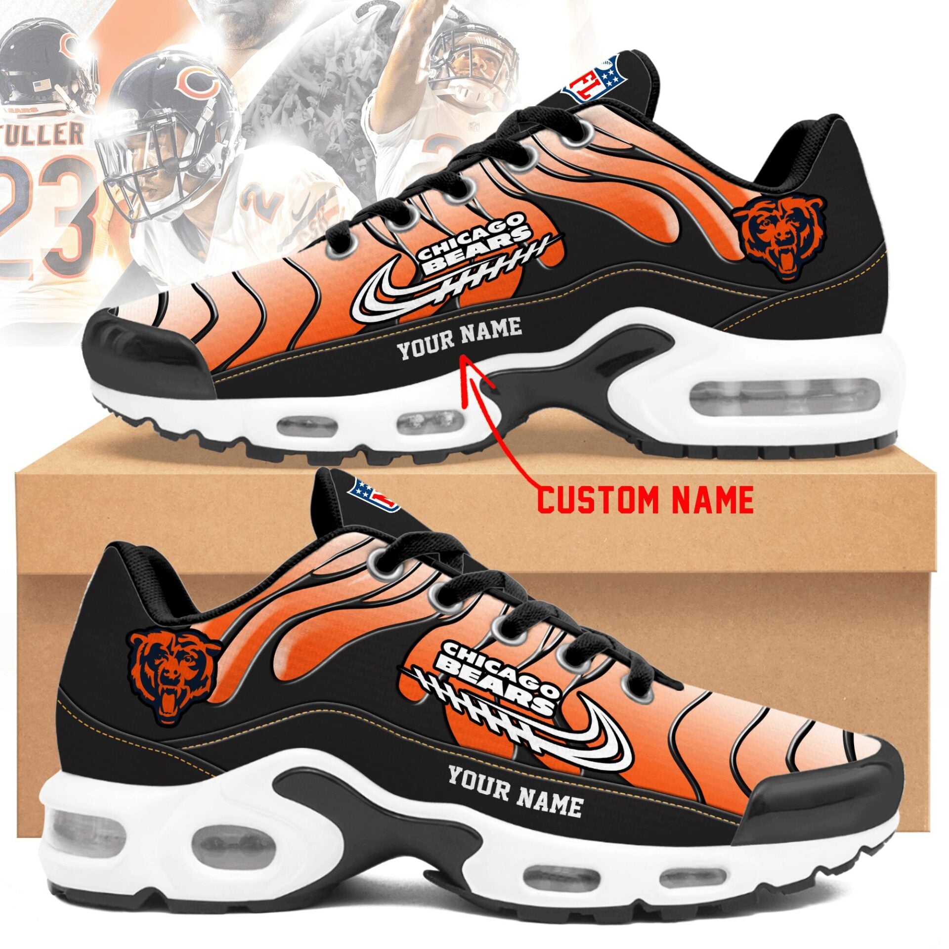 Chicago Bears TN Shoes Sneakers 2026