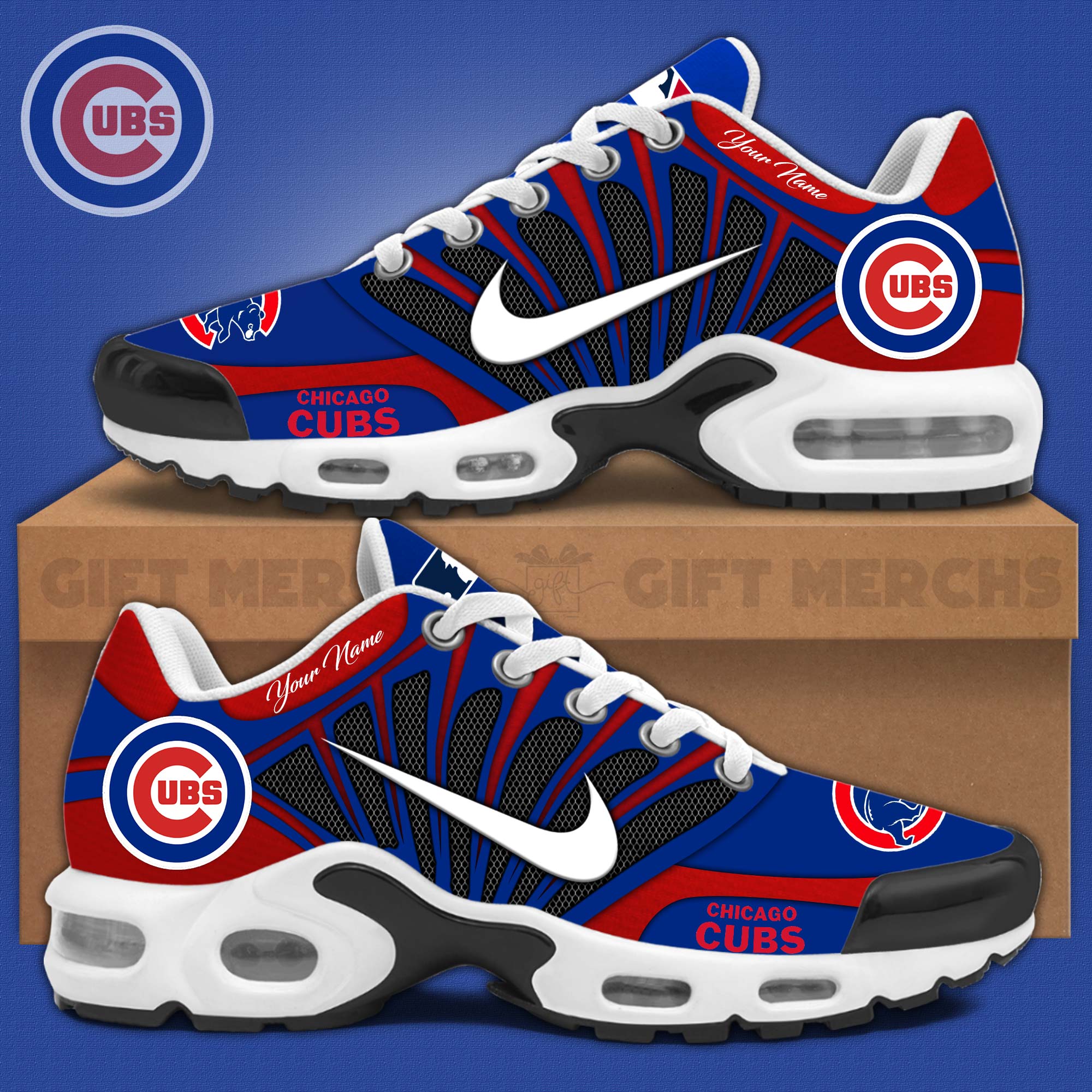 Chicago Cubs TN Shoes Sneakers 2026