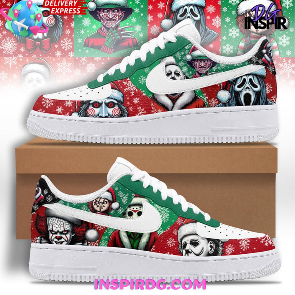 Christmas Killer Characters Air Low-Top Sneakers Shoes 2026