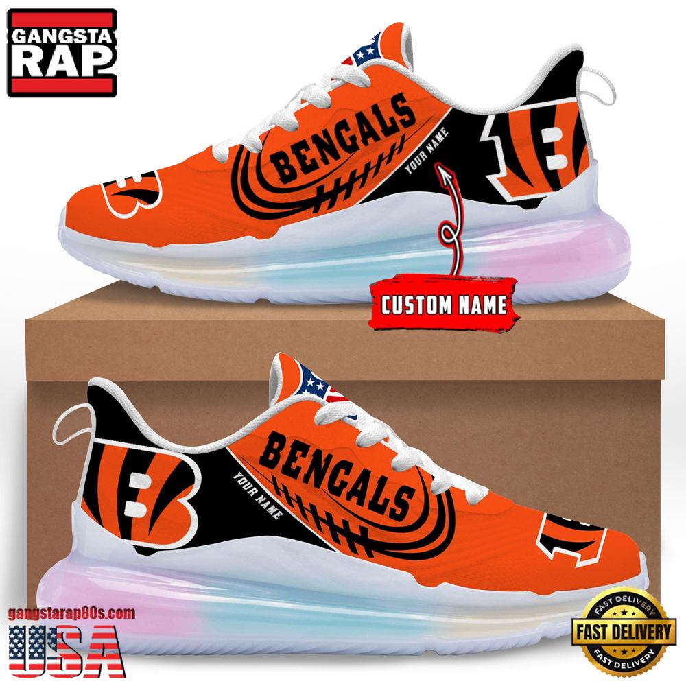 FootGearElite Cincinnati Bengals Cushion Running Shoes For Men And Women 1