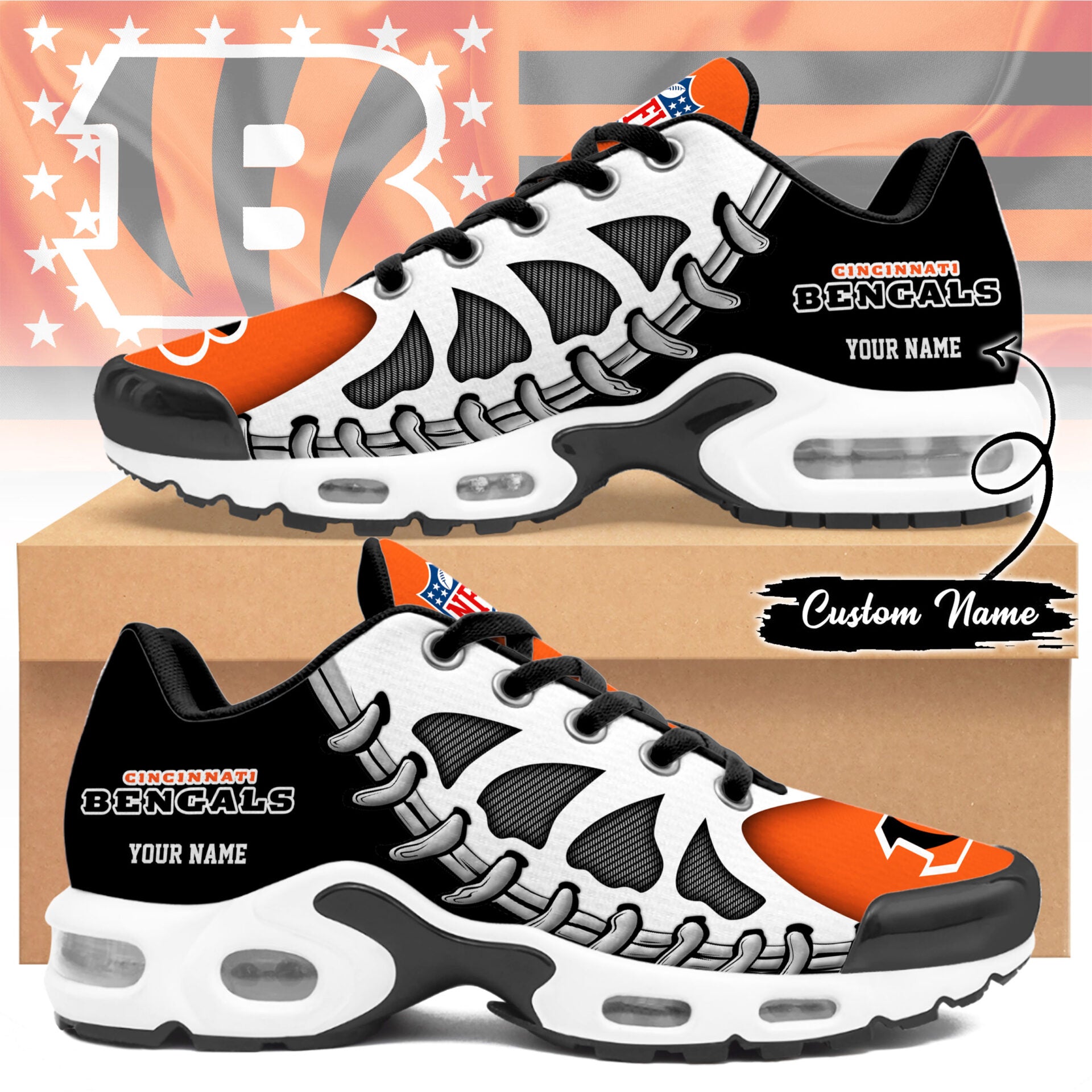 Cincinnati Bengals TN Shoes Sneakers 2026