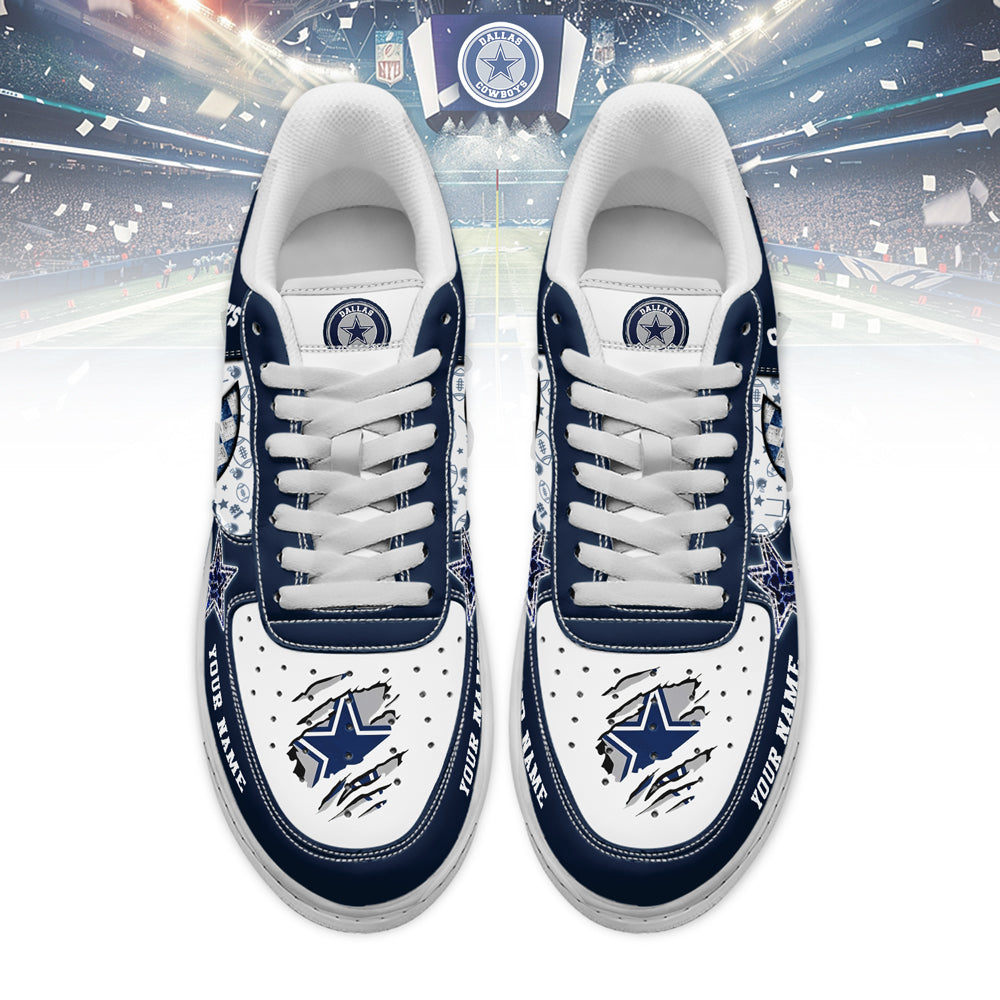 Dallas Cowboys Air Low-Top Sneakers Shoes 2026
