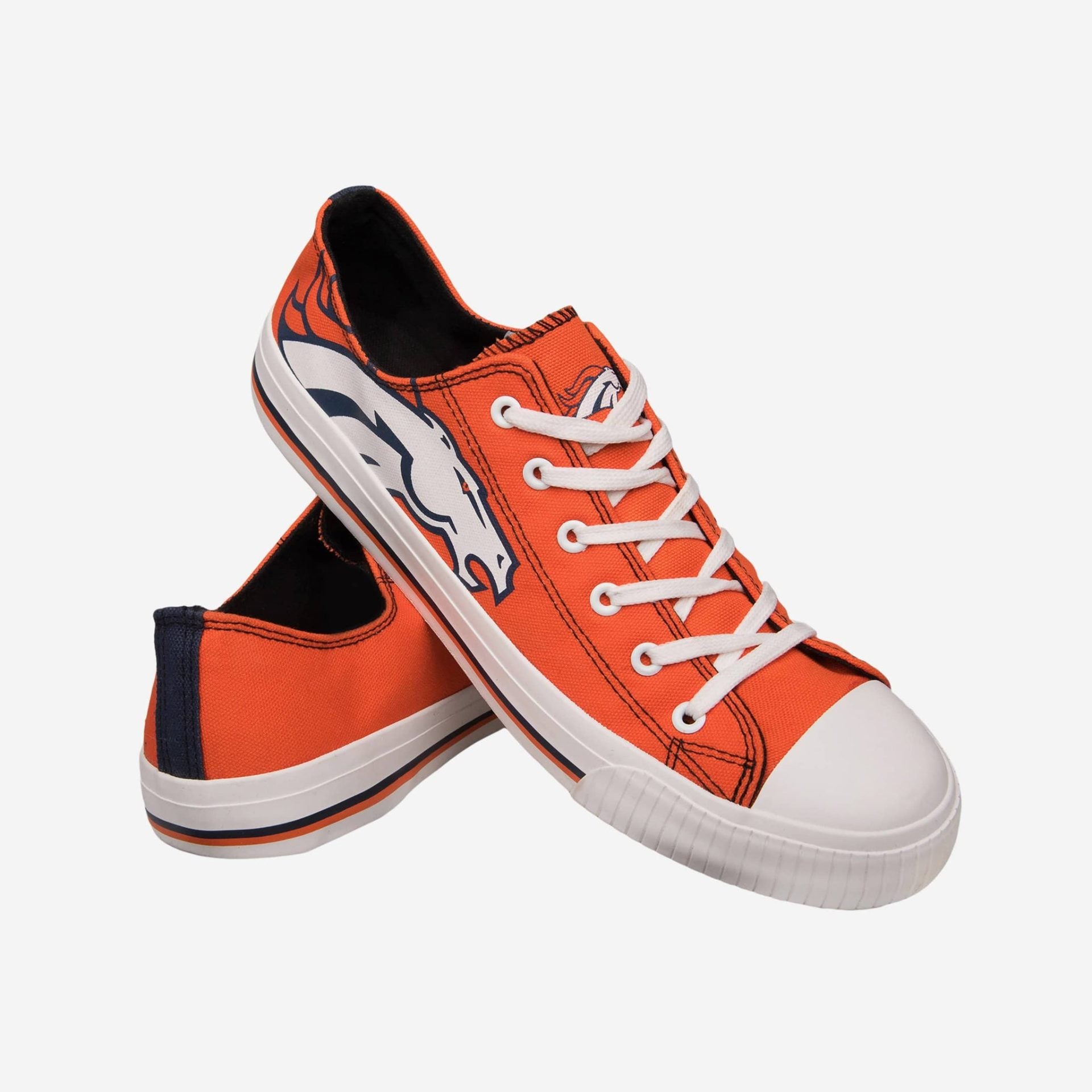 Denver Broncos Low Top Canvas Sneakers Shoes 2026
