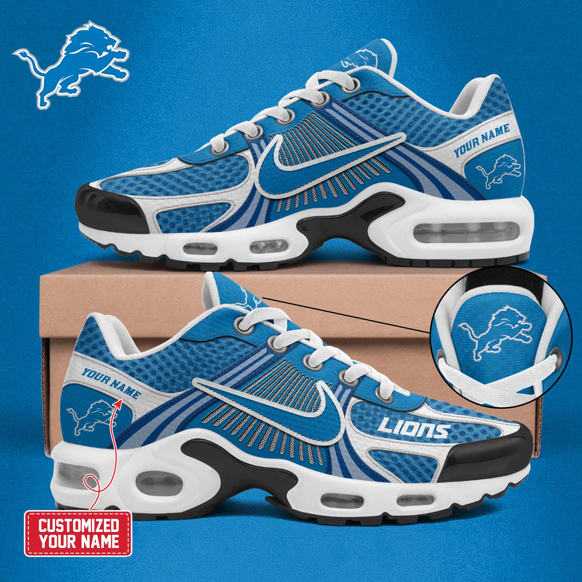 Detroit Lions TN Shoes Sneakers 2026