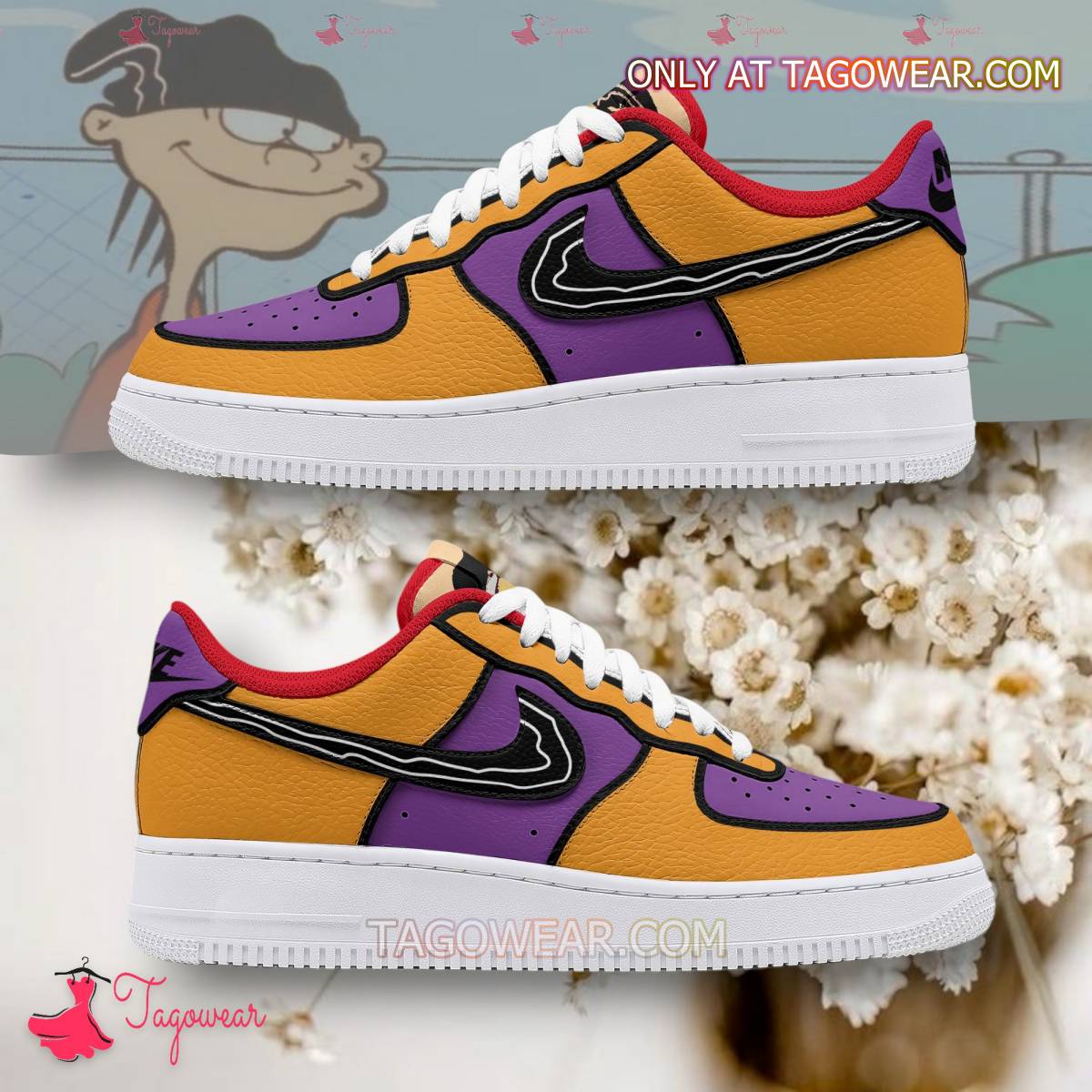 Ed, Edd N Eddy Air Low-Top Sneakers Shoes 2026