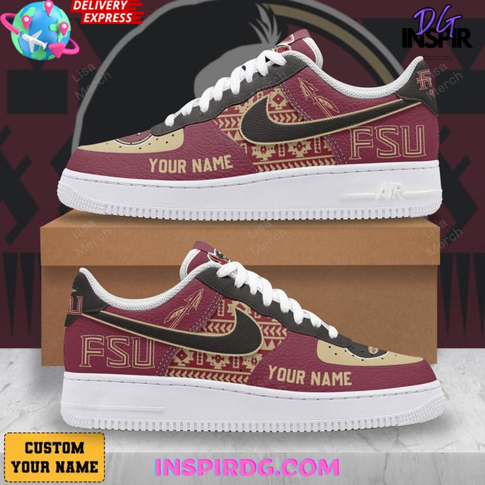 FootgearElite FSU Seminoles Air Low-Top Sneakers Shoes For Men And Women 1
