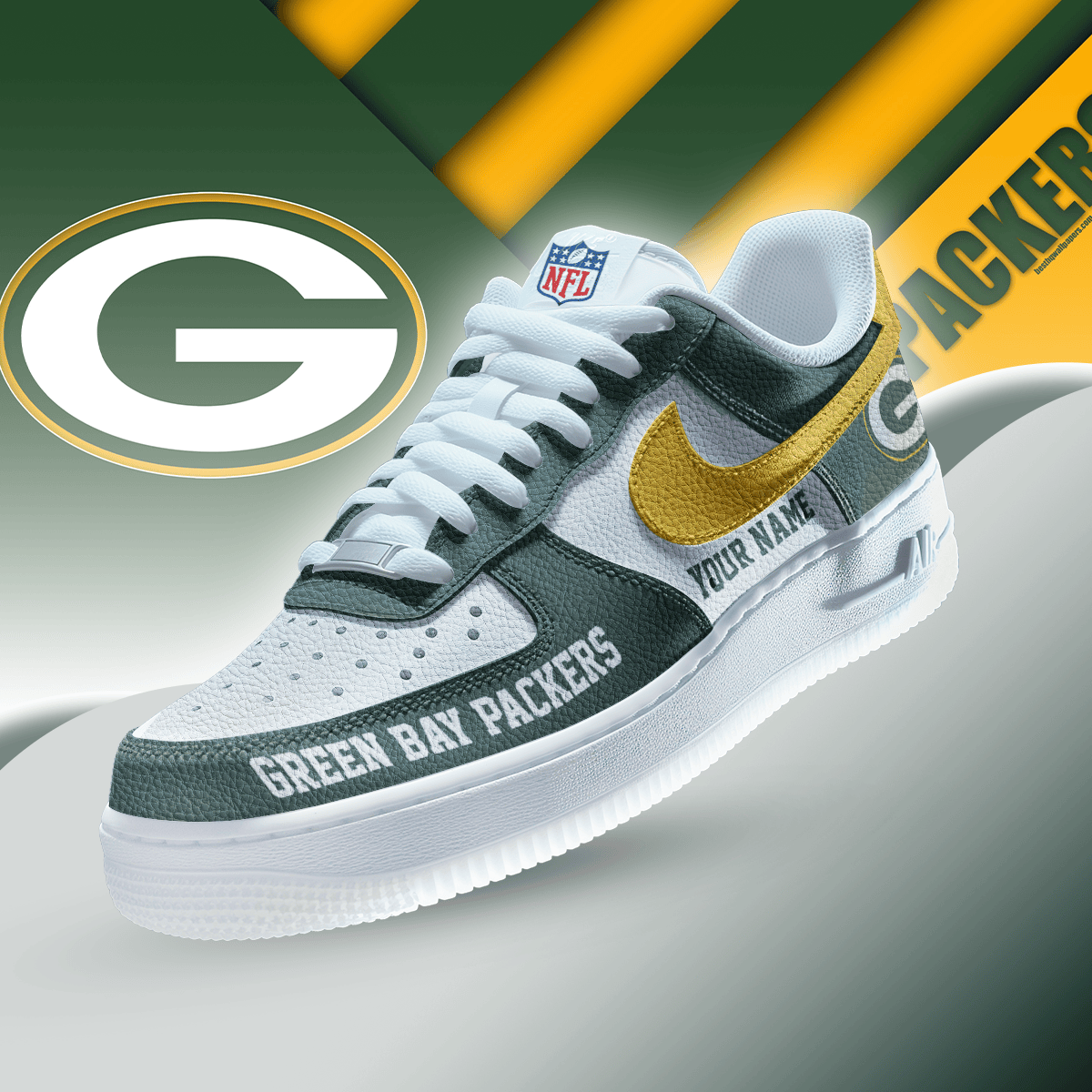 Green Bay Packers Air Low-Top Sneakers Shoes 2026