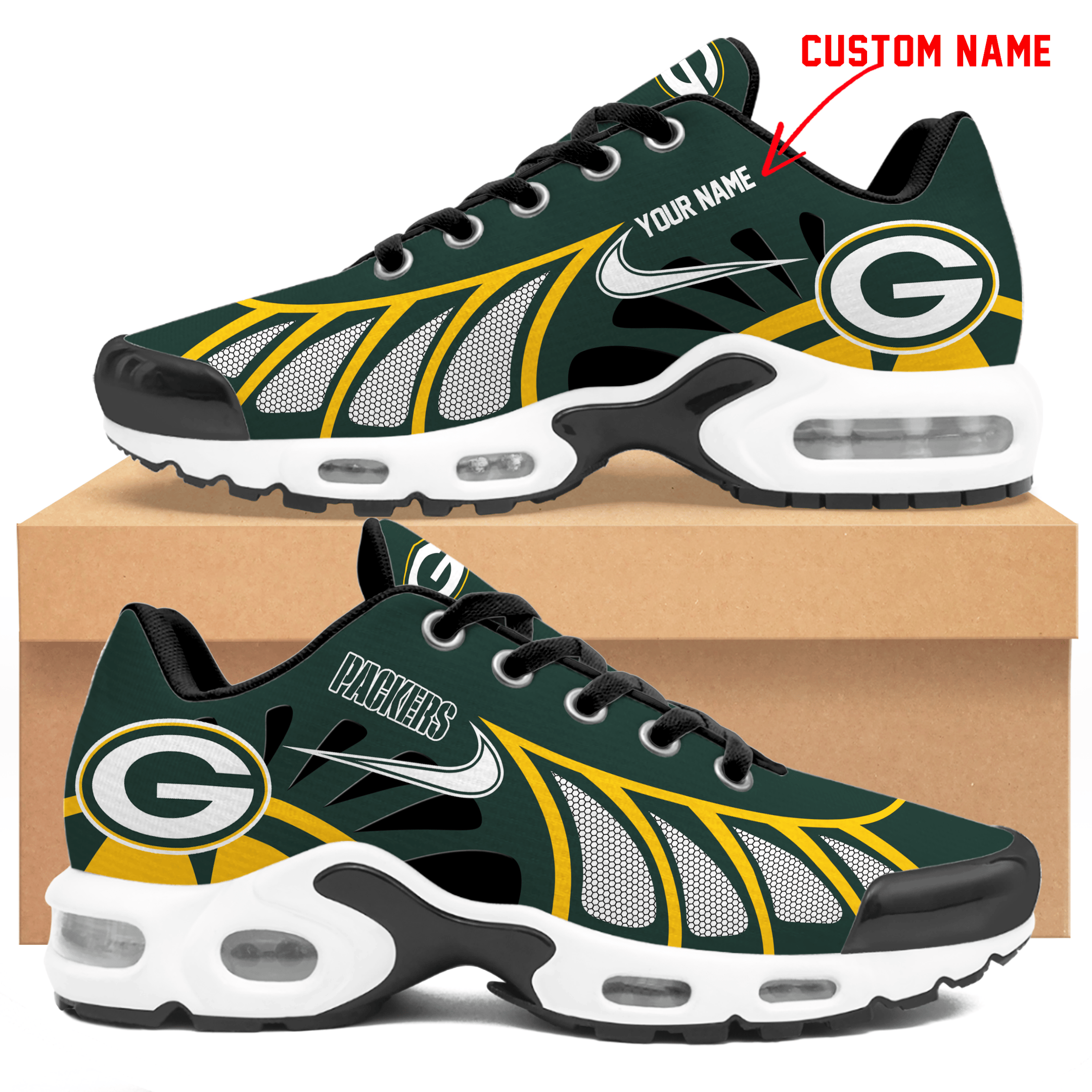 Green Bay Packers TN Shoes Sneakers 2026