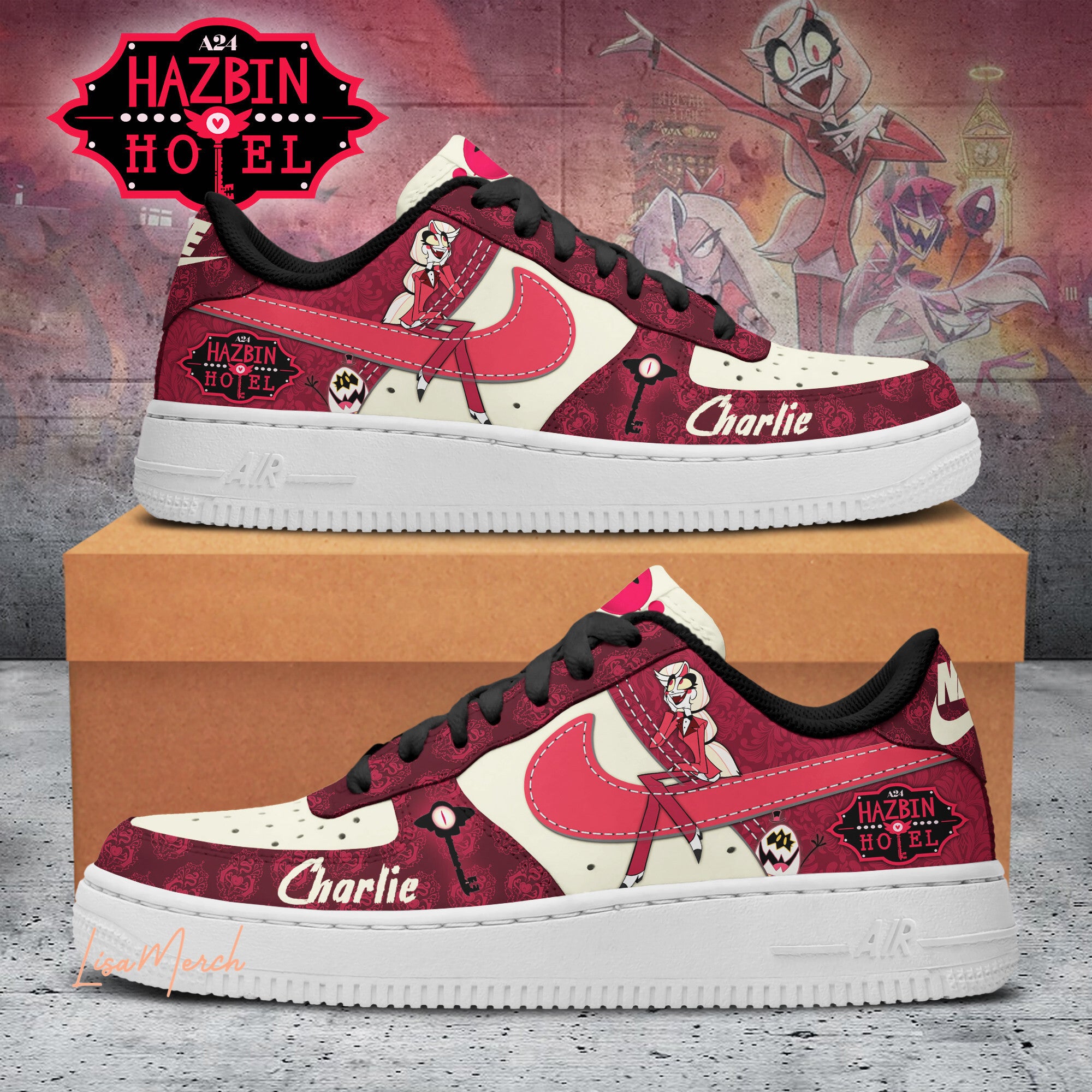 Hazbin Hotel Air Low-Top Sneakers Shoes 2026