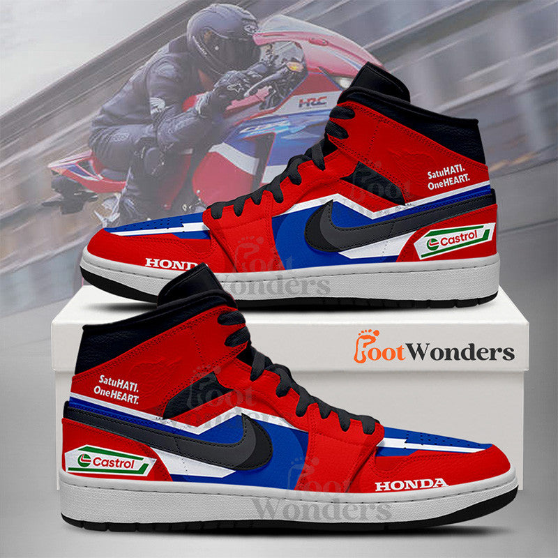 FootgearElite Honda AJ1 High Sneakers Shoes For Men And Women