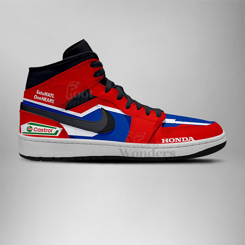 FootgearElite Honda AJ1 High Sneakers Shoes For Men And Women