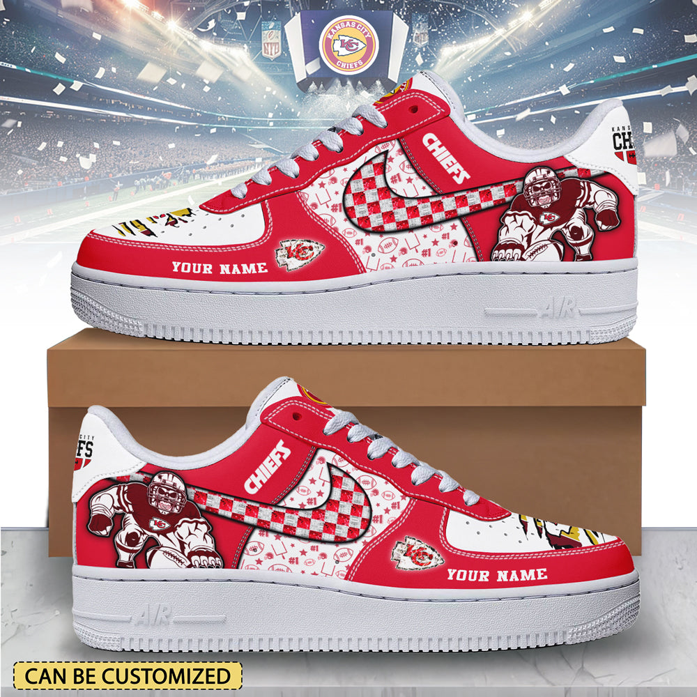 Kansas City Chiefs Air Low-Top Sneakers Shoes 2026