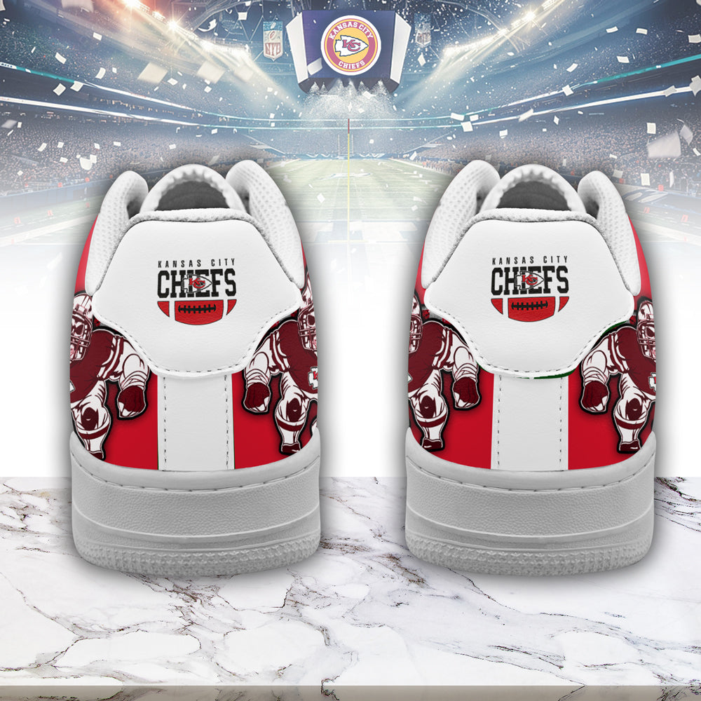Kansas City Chiefs Air Low-Top Sneakers Shoes 2026