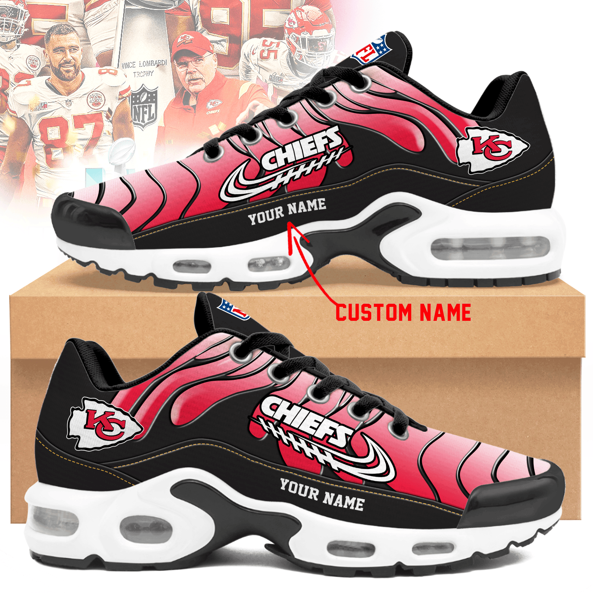 Kansas City Chiefs TN Shoes Sneakers 2026