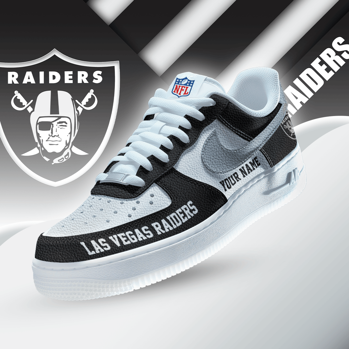 Las Vegas Raiders Air Low-Top Sneakers Shoes 2026