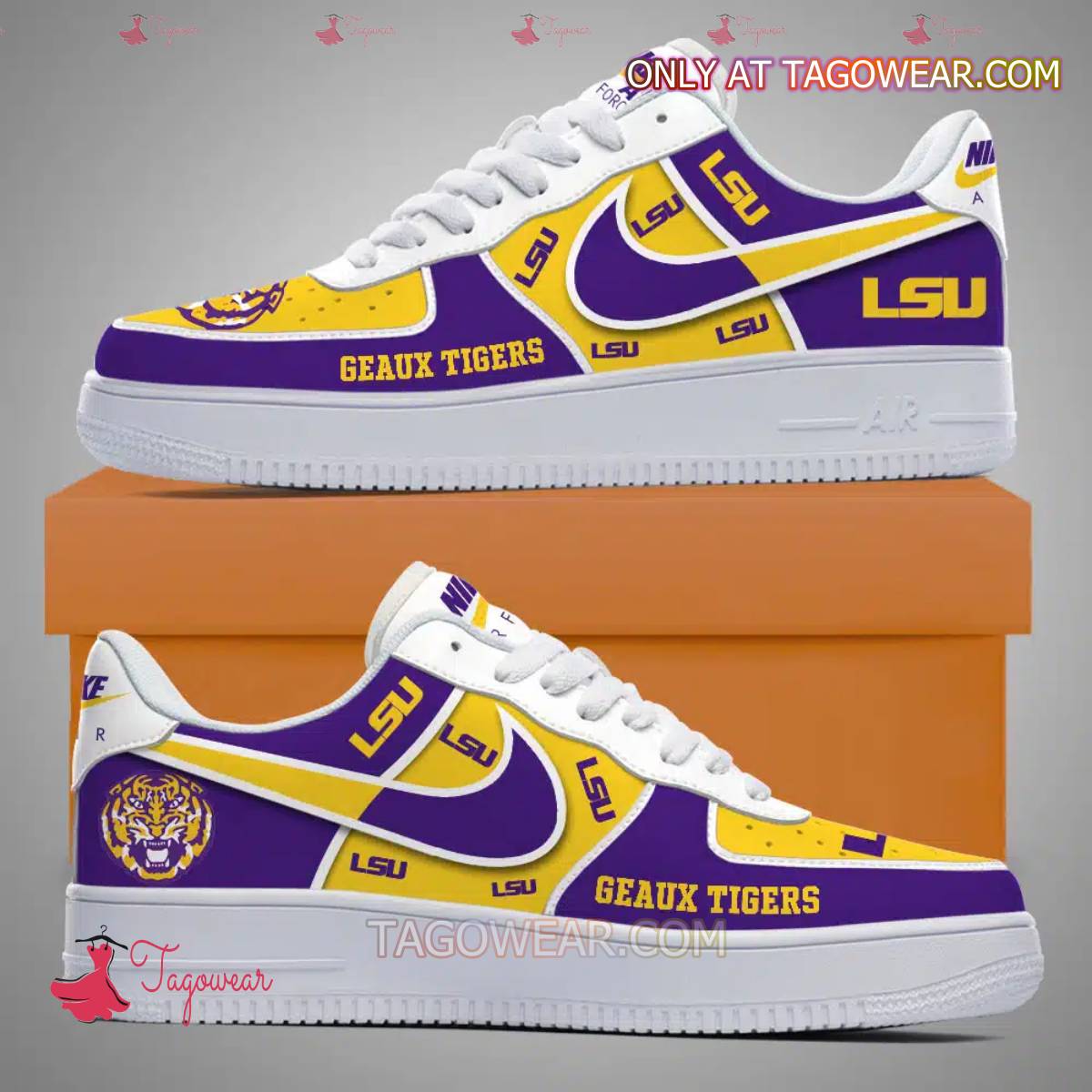 Lsu Tiger Air Low-Top Sneakers Shoes 2026