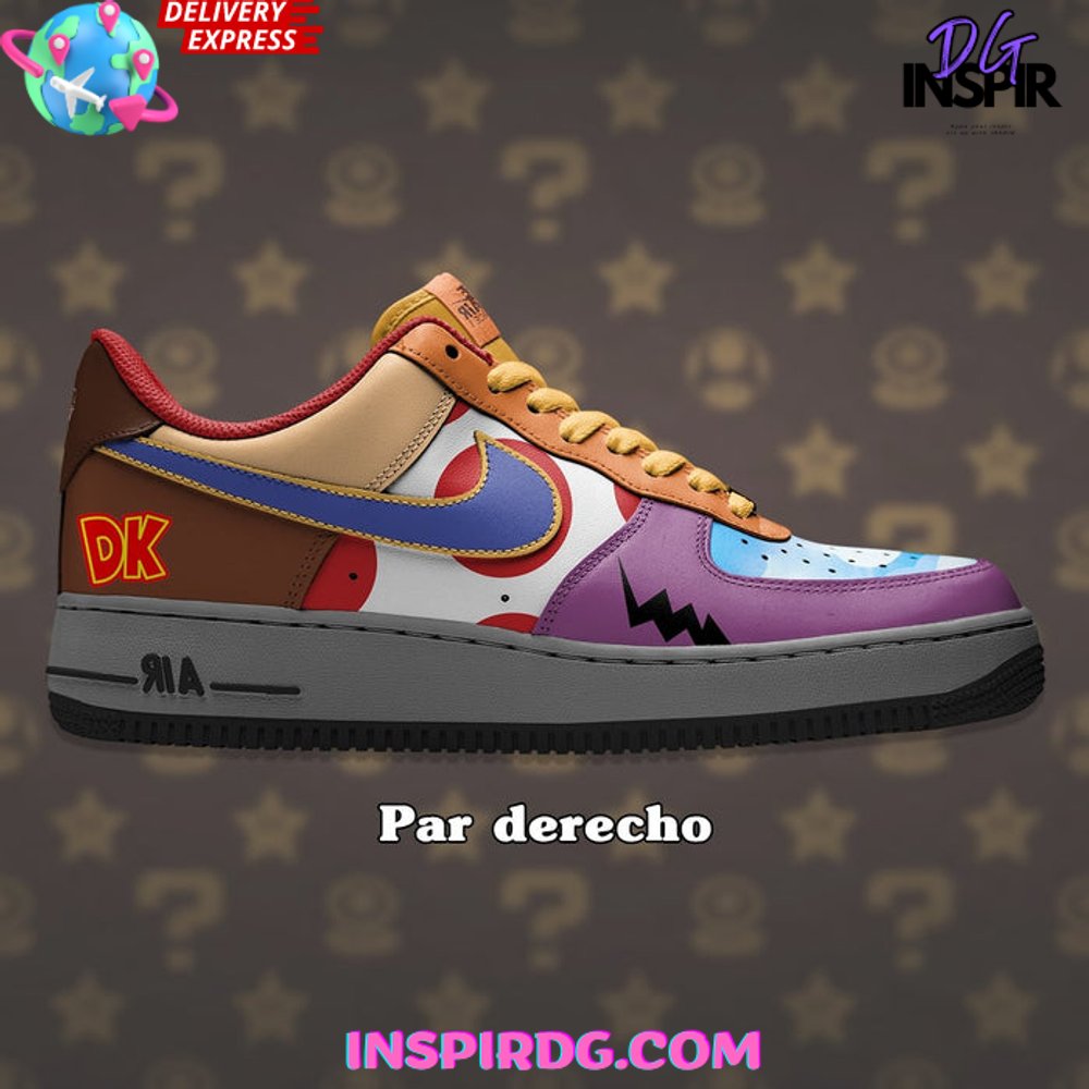 Mario Bros Collage Air Low-Top Sneakers Shoes 2026
