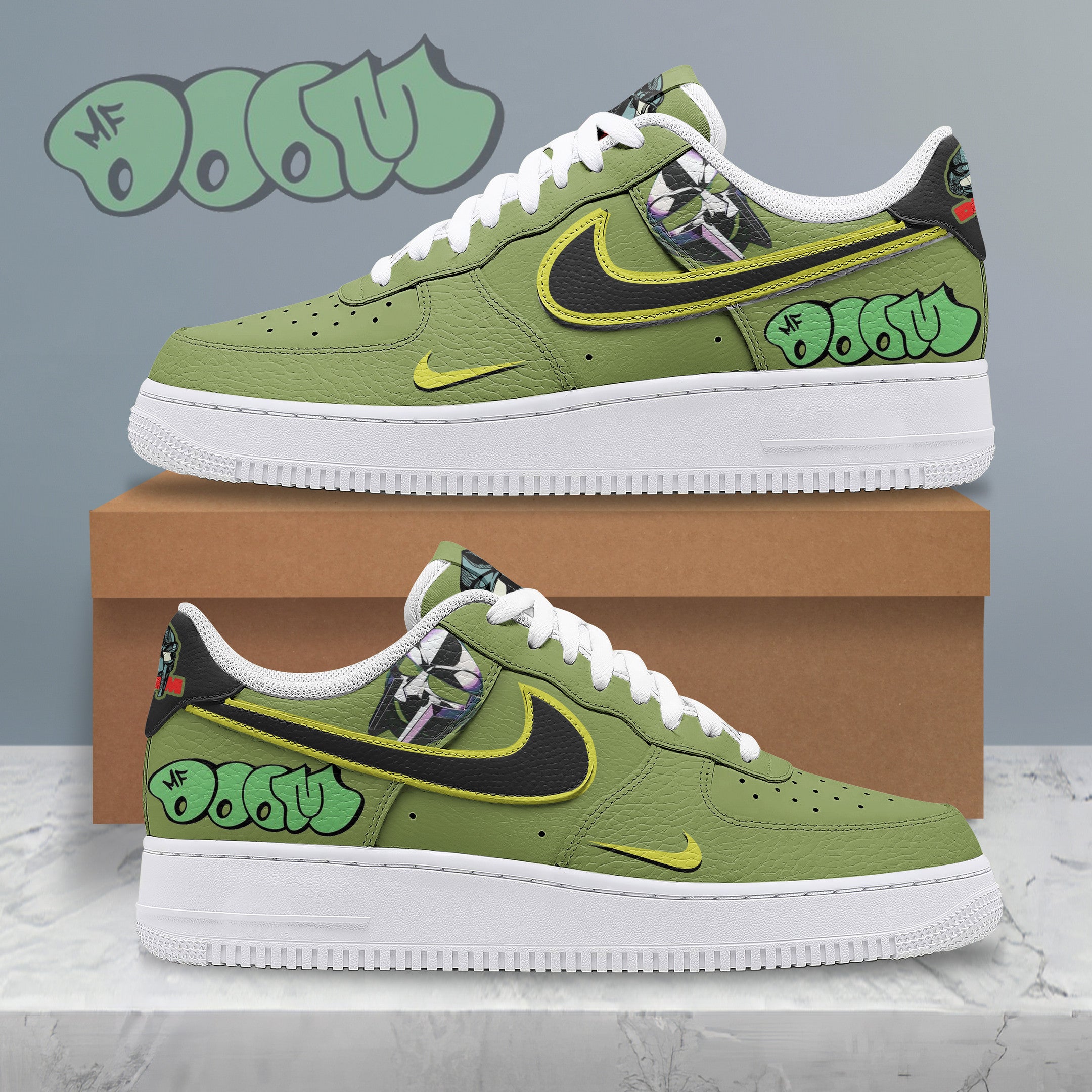 MF Doom Air Low-Top Sneakers Shoes 2026