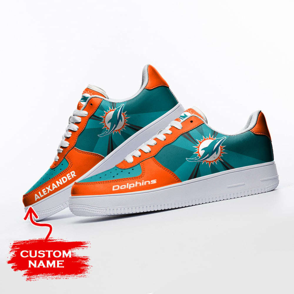 Miami Dolphins NFL Air Low-Top Sneakers Shoes 2026
