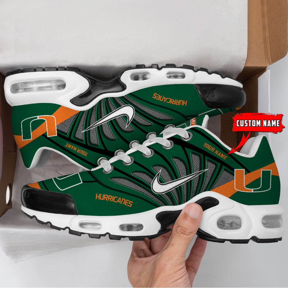 FootgearElite Miami Hurricanes TN Shoes Sneakers For Men And Women 3