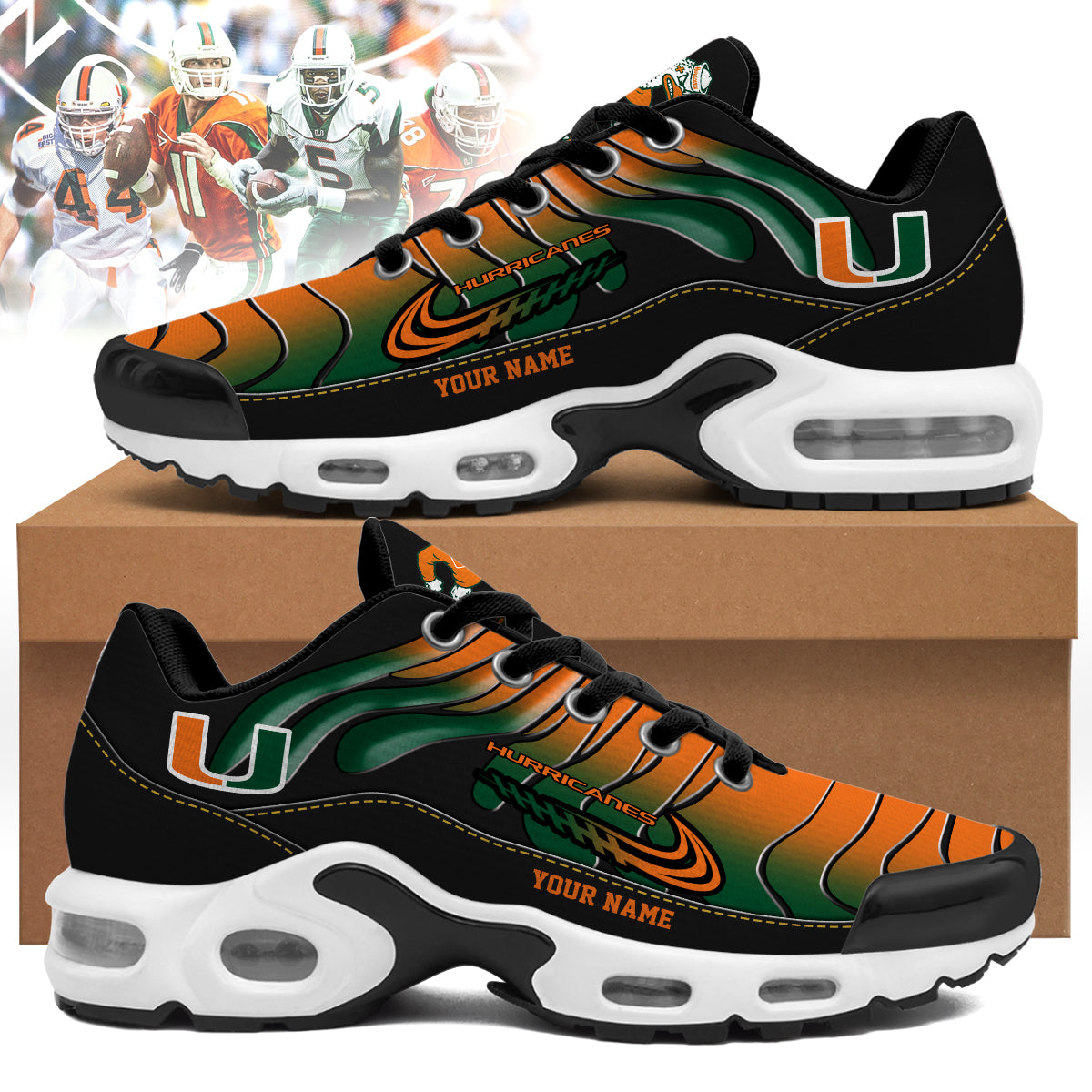 Miami Hurricanes TN Shoes Sneakers 2026