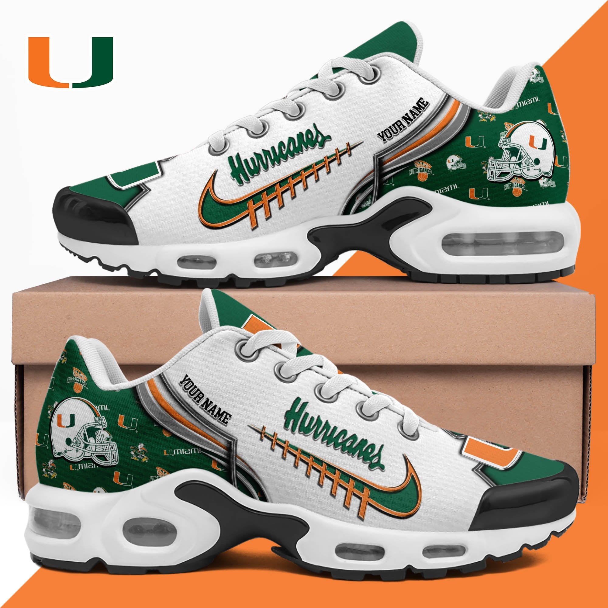 Miami Hurricanes TN Shoes Sneakers 2026