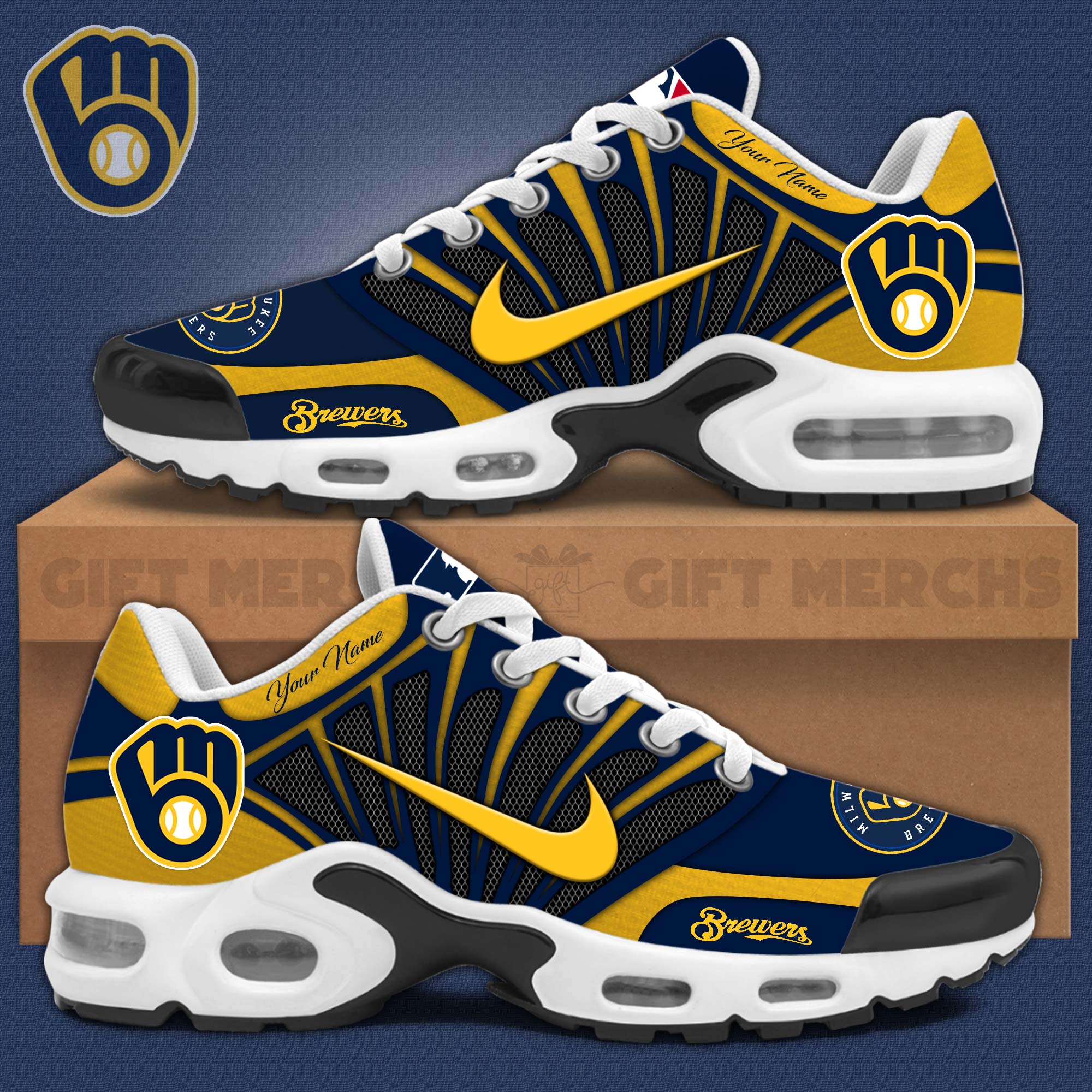 Milwaukee Brewers TN Shoes Sneakers 2026