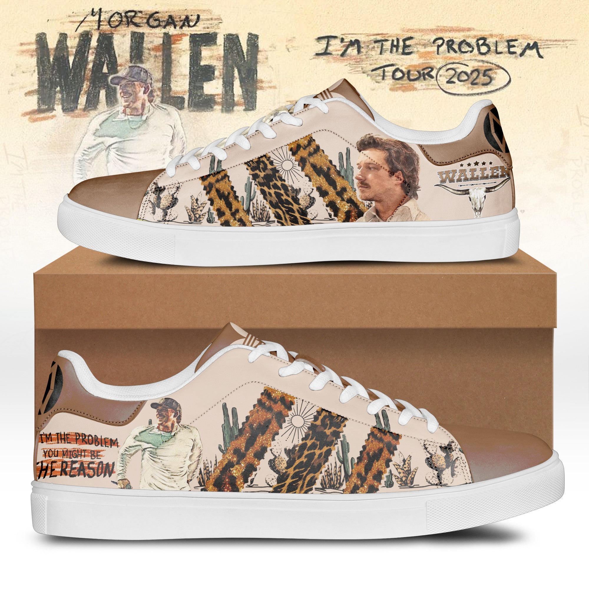 FootGearElite Morgan Wallen Skate Stan Shoes Sneakes For Men And Women 1