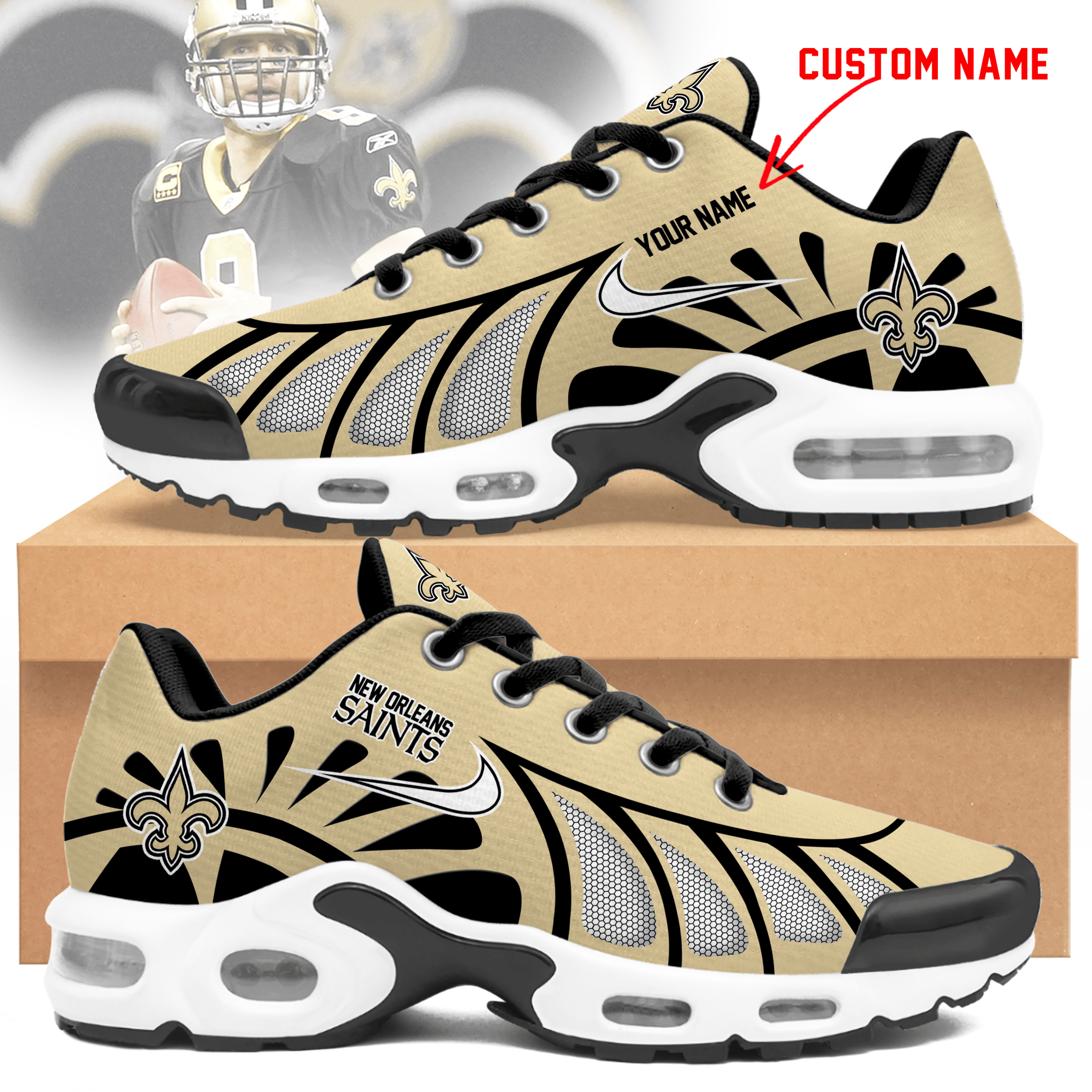FootgearElite New Orleans Saints TN Shoes Sneakers For Men And Women 3