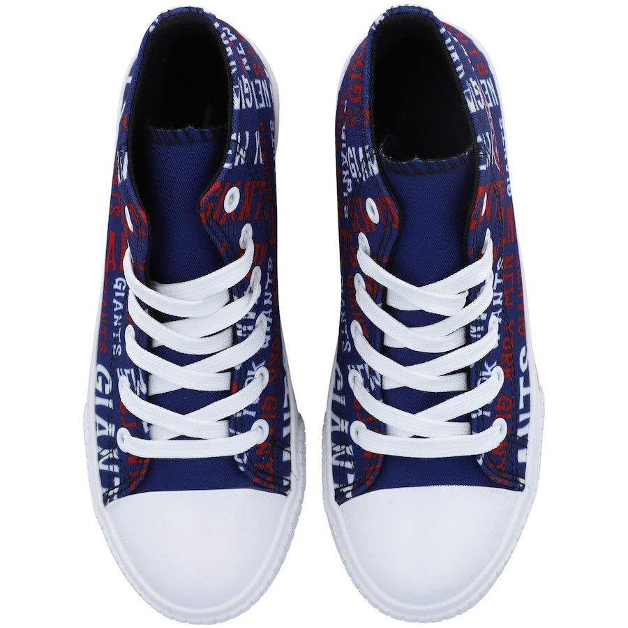 New York Giants High Top Canvas Sneakers Shoes 2026