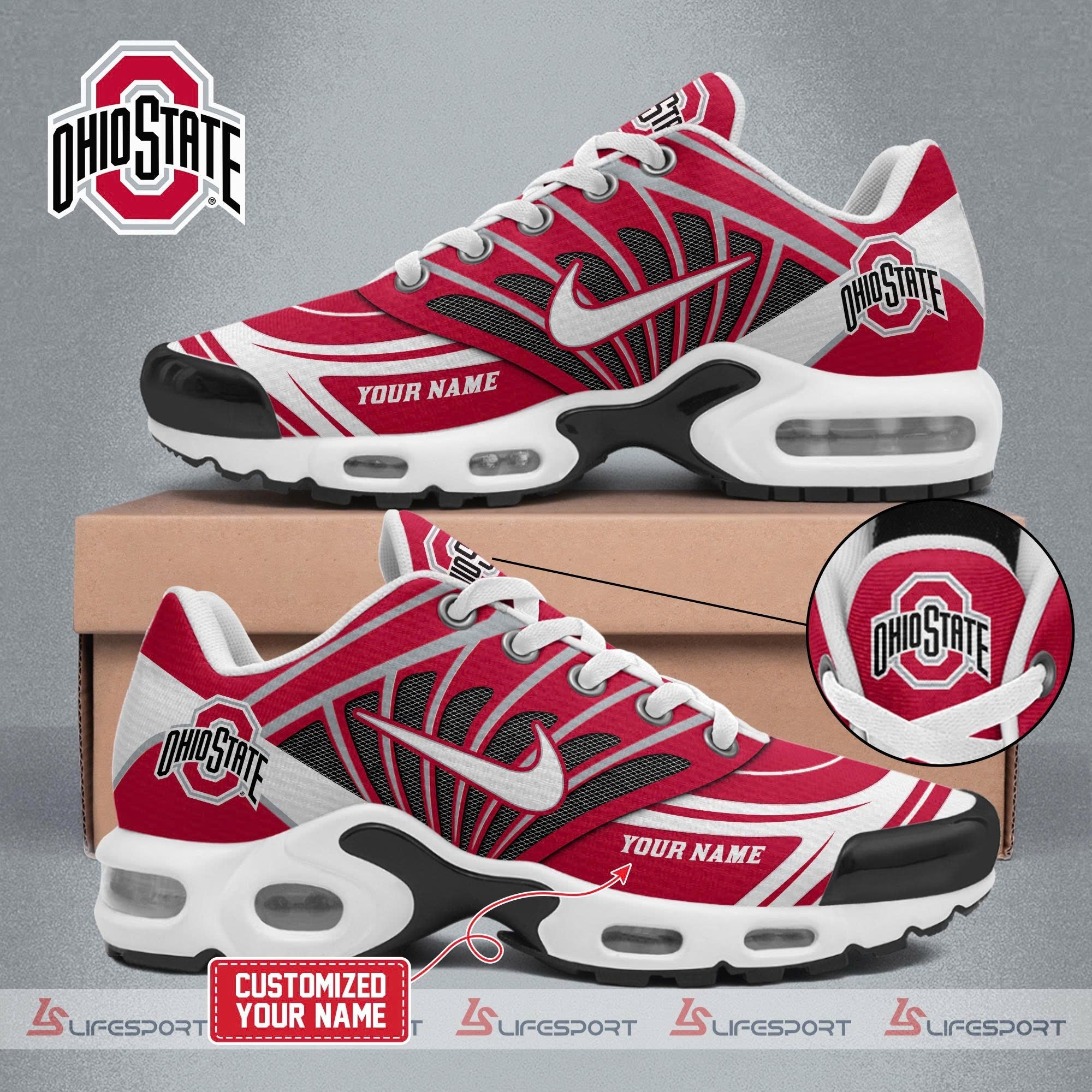 Ohio State Buckeyes TN Shoes Sneakers 2026