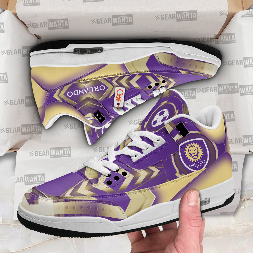 FootgearElite Orlando City AJ3 Sneakers Shoes For Men And Women