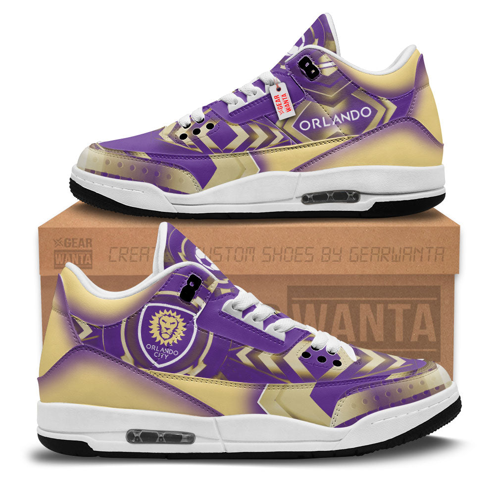 FootgearElite Orlando City AJ3 Sneakers Shoes For Men And Women