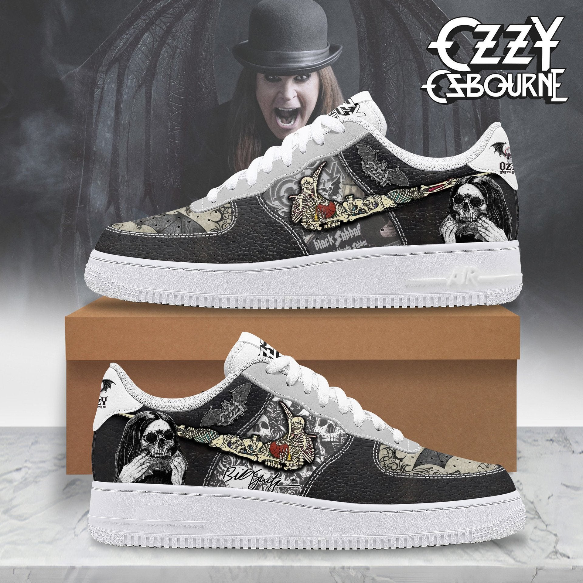 Ozzy Osbourne Air Low-Top Sneakers Shoes 2026