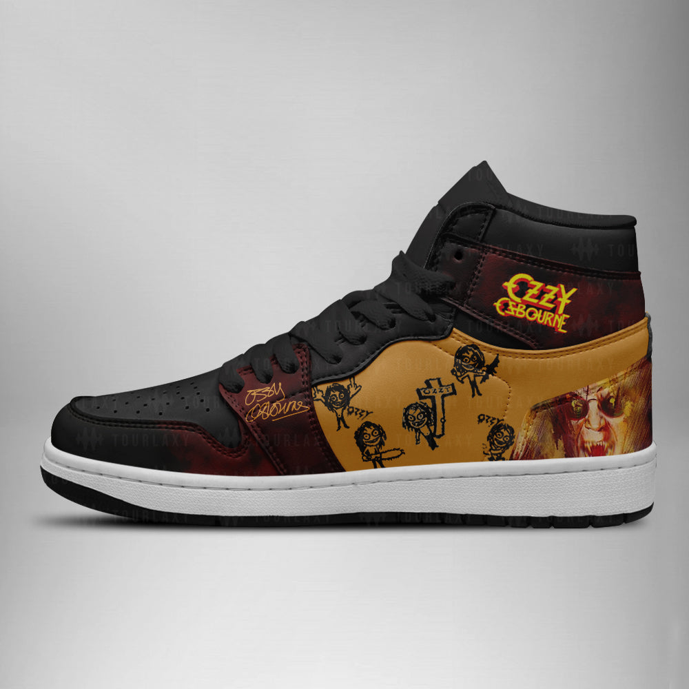 FootgearElite Ozzy Osbourne AJ1 High Sneakers Shoes For Men And Women