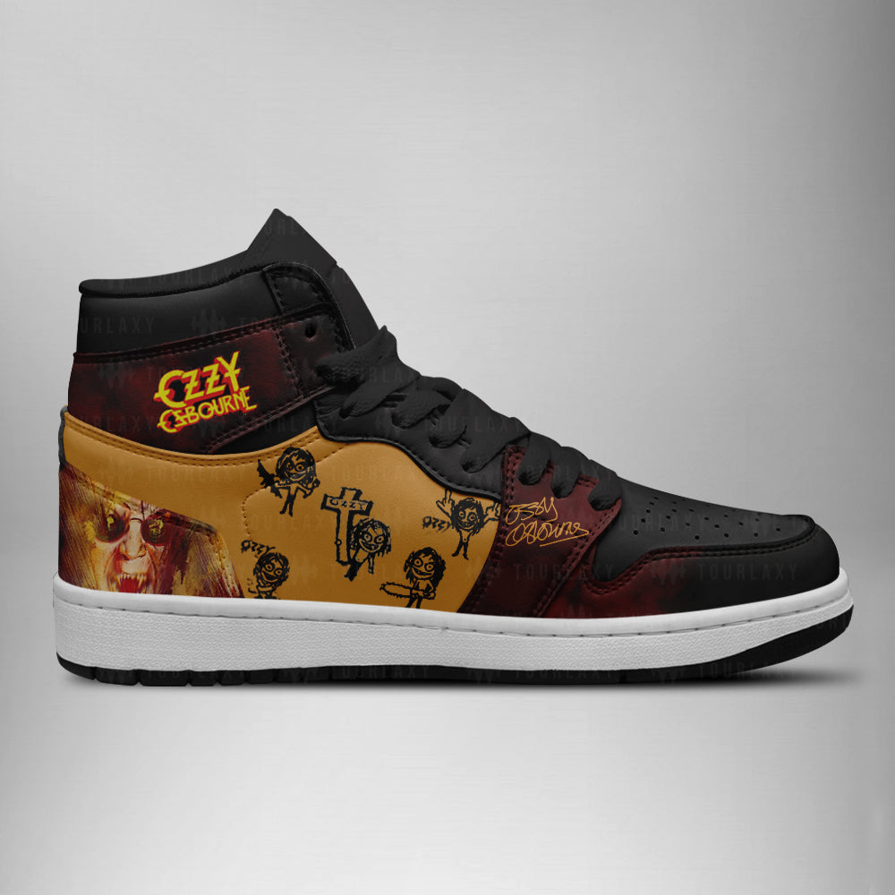 FootgearElite Ozzy Osbourne AJ1 High Sneakers Shoes For Men And Women
