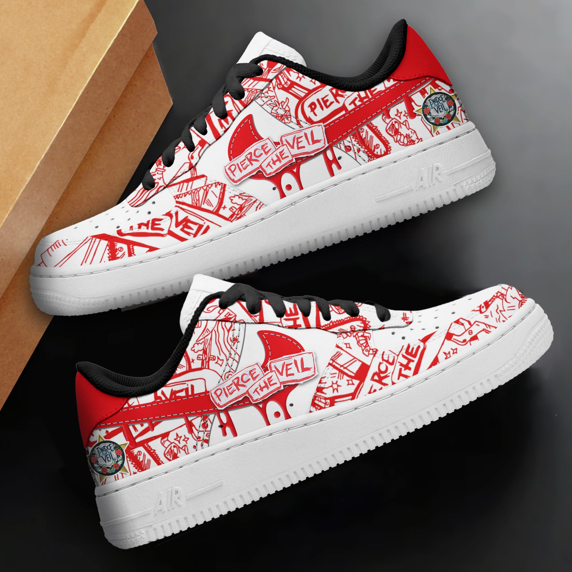 Pierce The Veil Air Low-Top Sneakers Shoes 2026