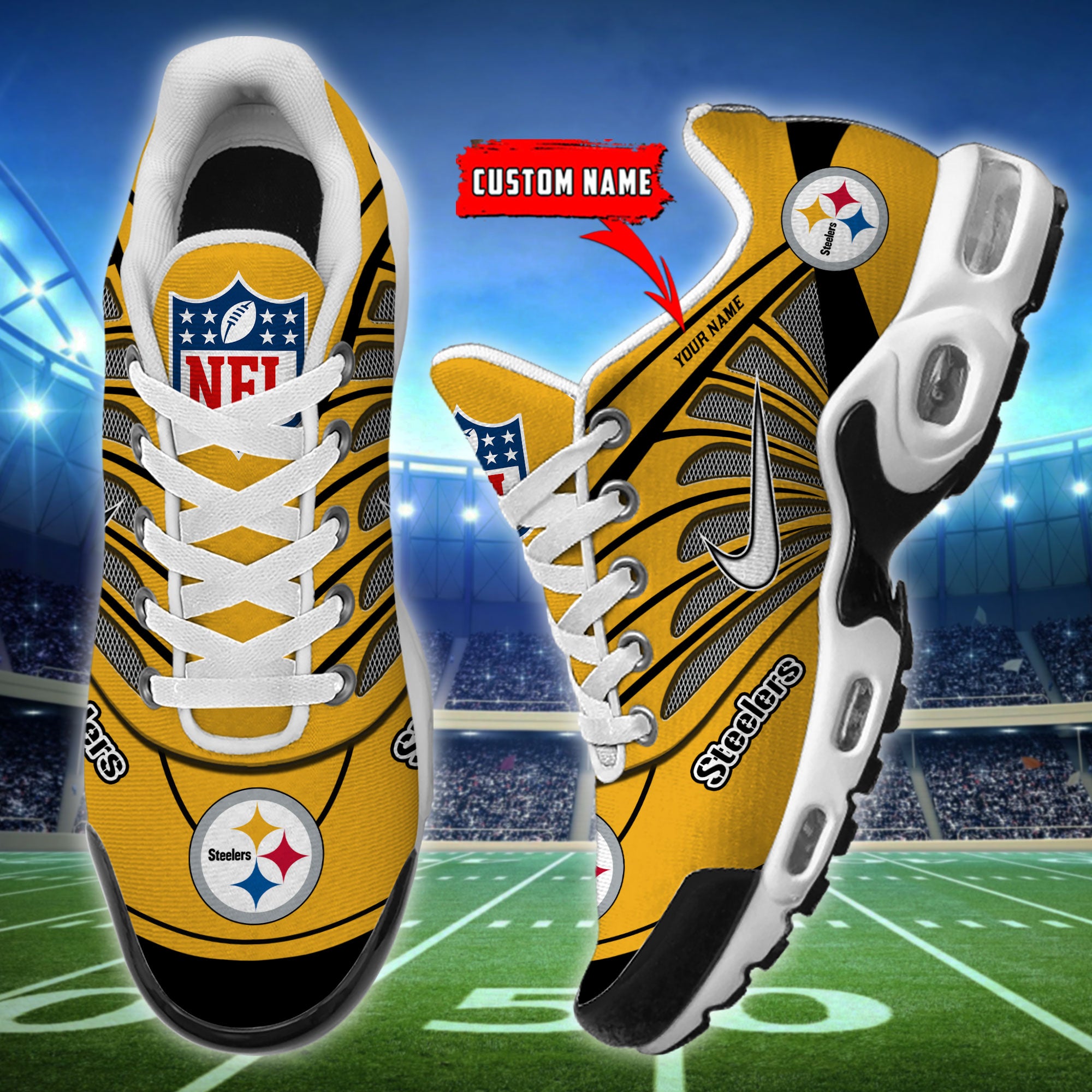 Pittsburgh Steelers TN Shoes Sneakers 2026
