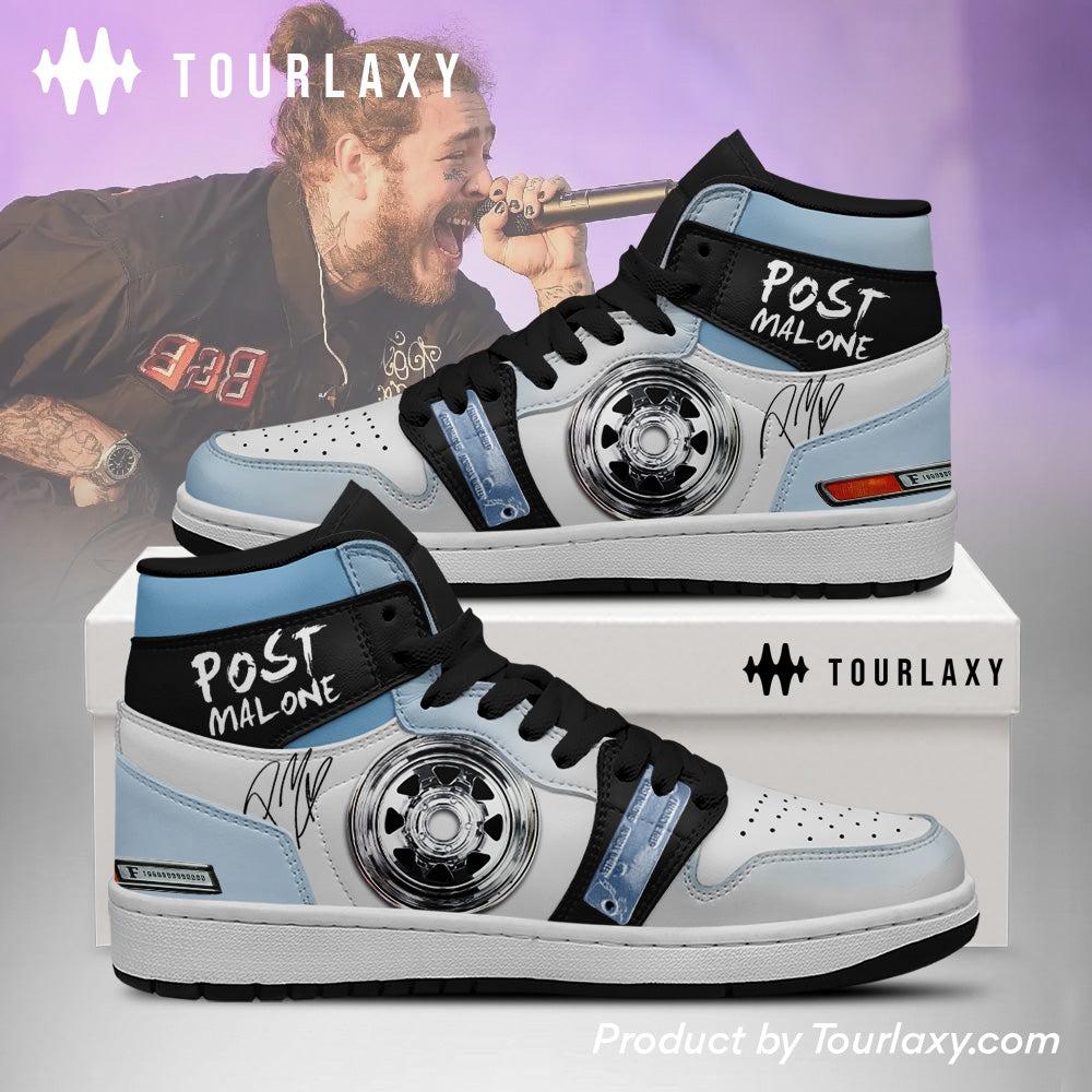 FootgearElite Post Malone AJ1 High Sneakers Shoes For Men And Women